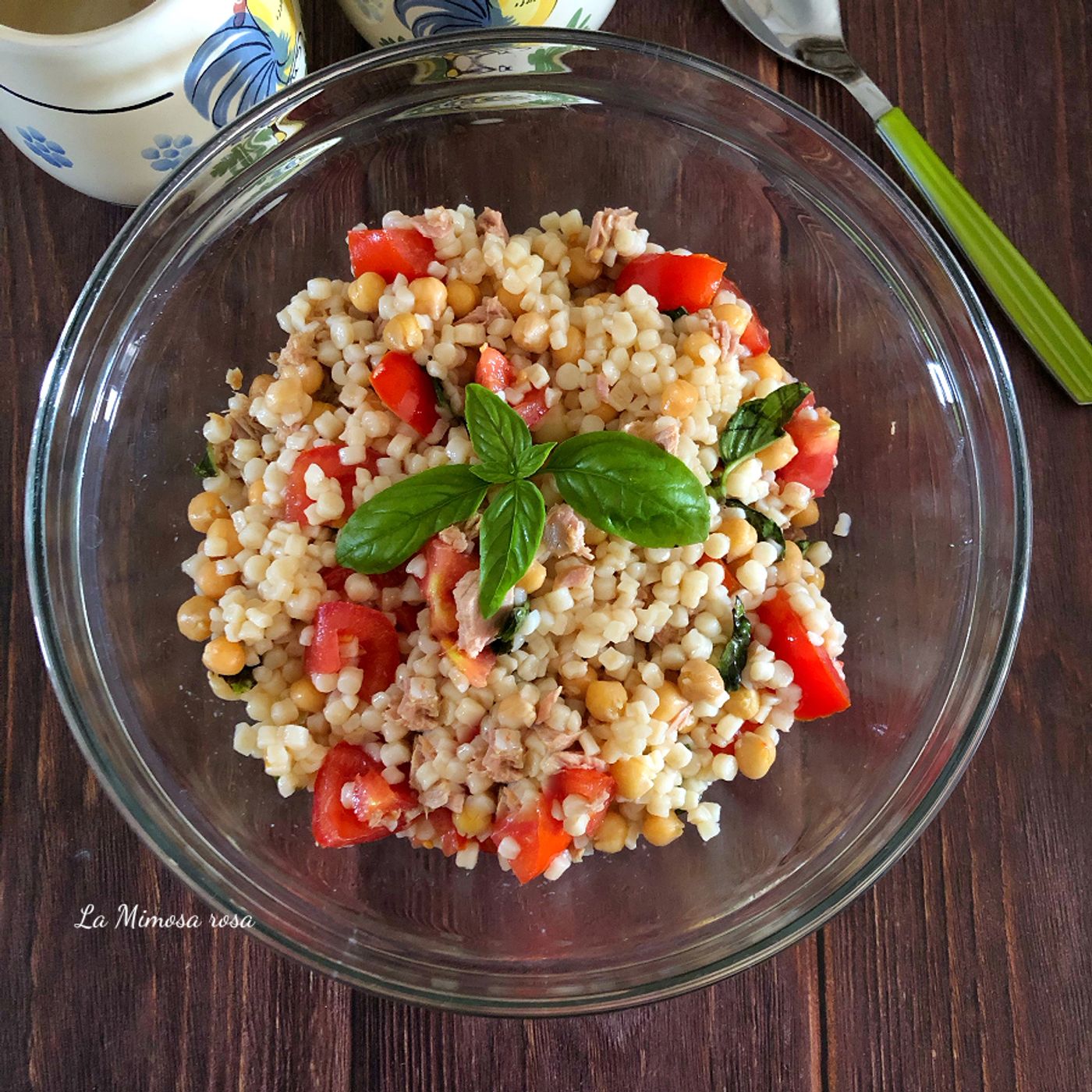 Insalata di fregola fredda con tonno ceci pomodorini e basilico episode artwork