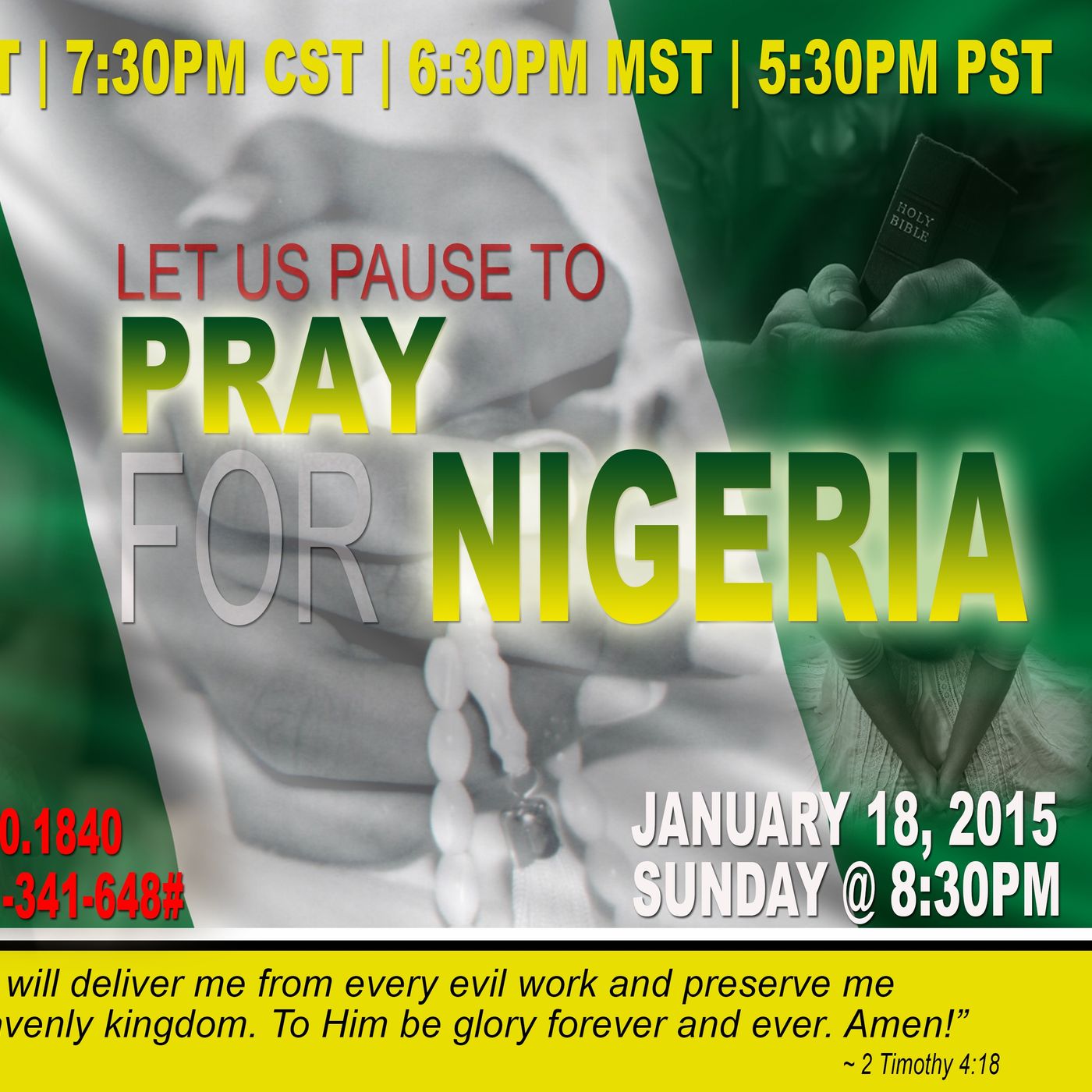 Prayer for Nigeria | JAN 18 2015 episode artwork