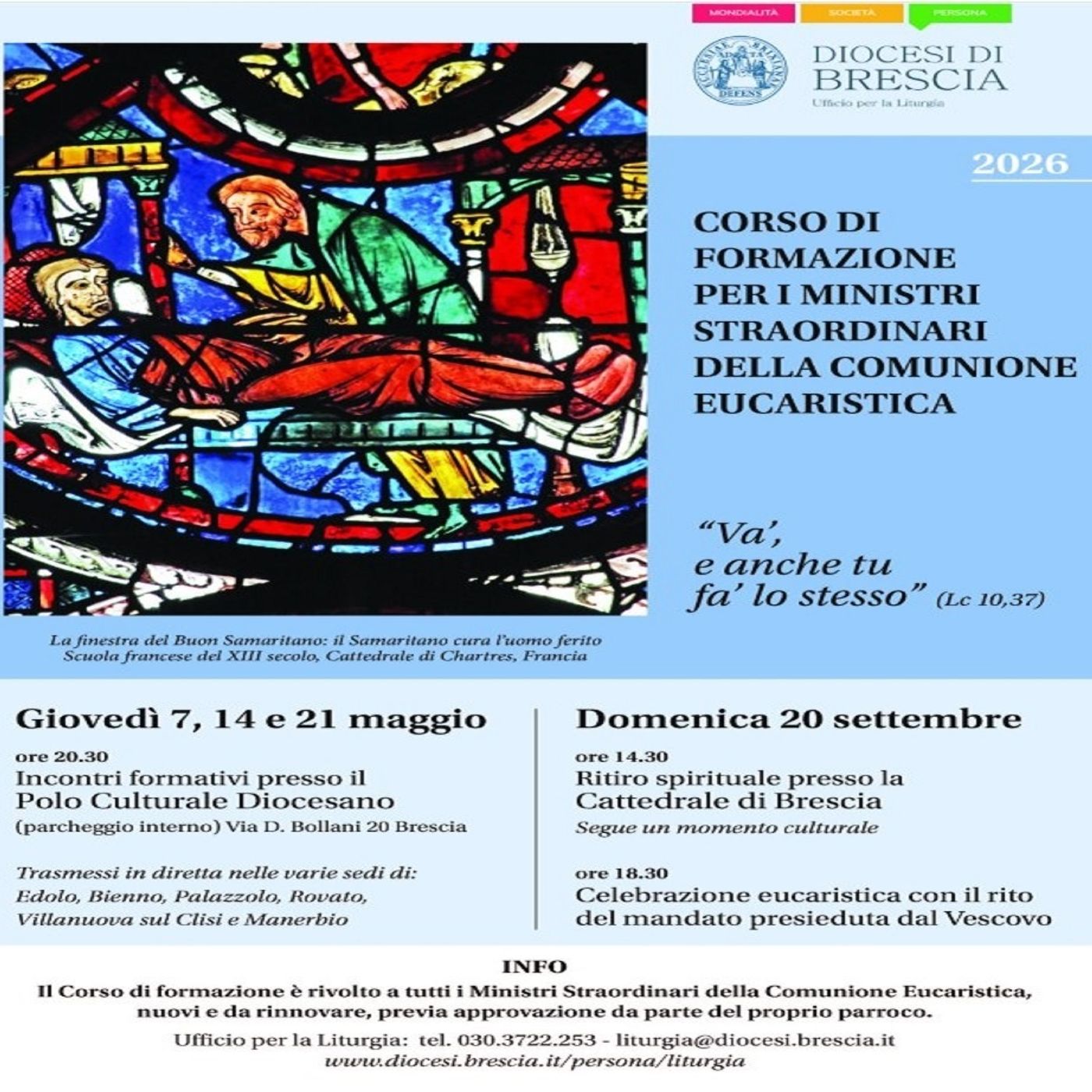 Diventare Ministro Straordinario della Comunione Eucaristica, una scelta vocazionale: intervista a don Gianmaria Frusca  -  10 aprile 2026 episode artwork