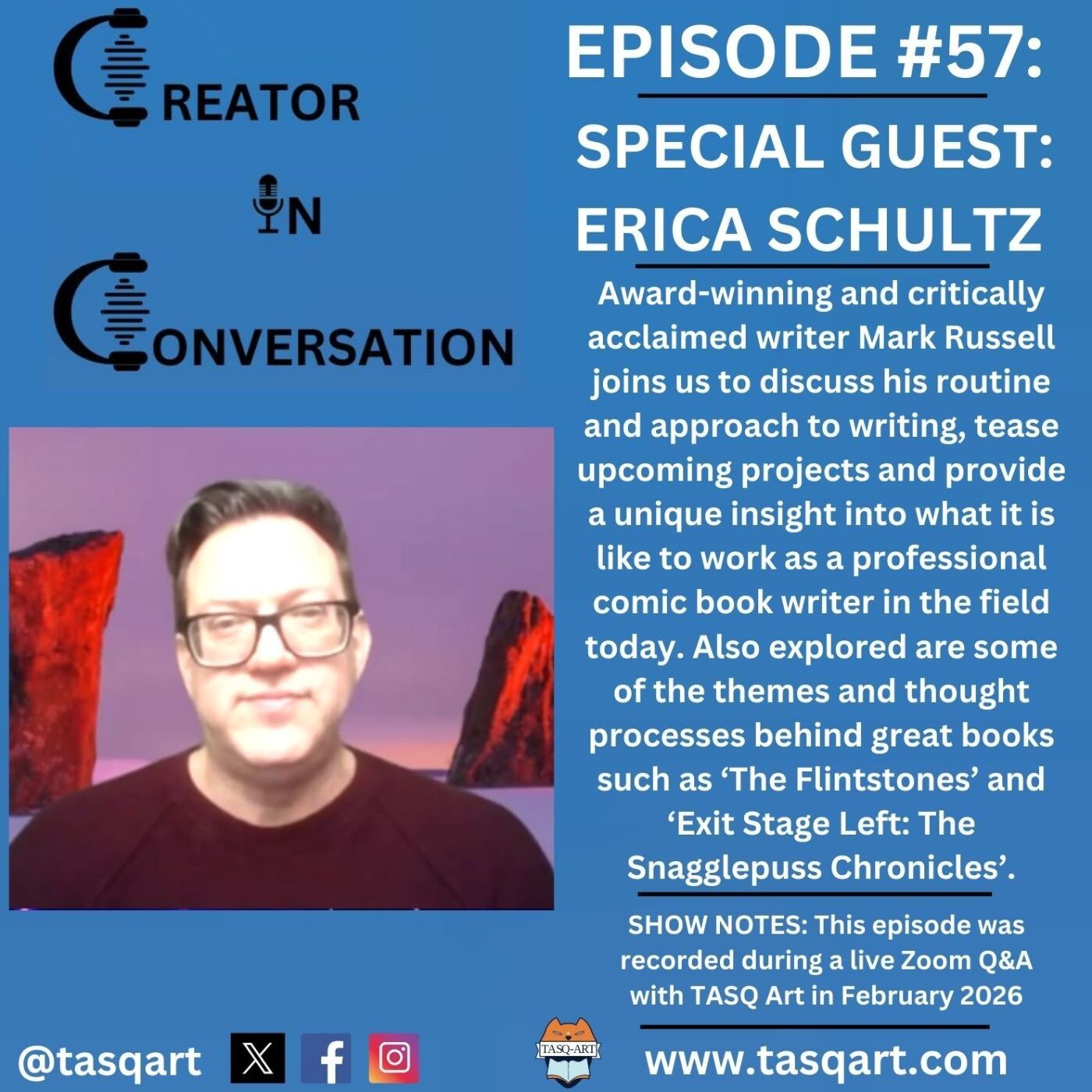 Mark Russell: Creator In Conversation Ep. 57 episode artwork