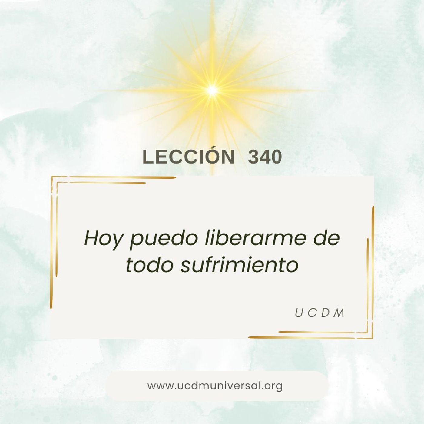 UCDM Universal LECCIÓN DEL DÍA