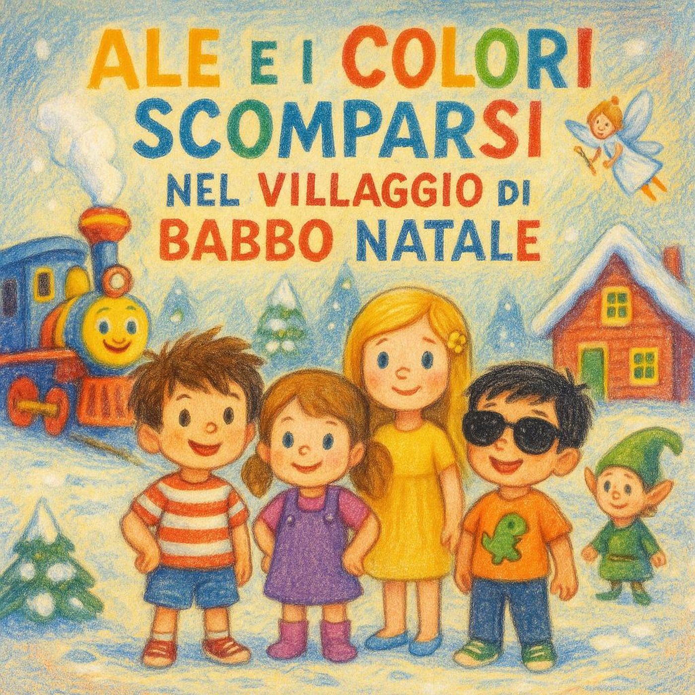 Ale e i Colori Scomparsi nel Villaggio di Babbo Natale