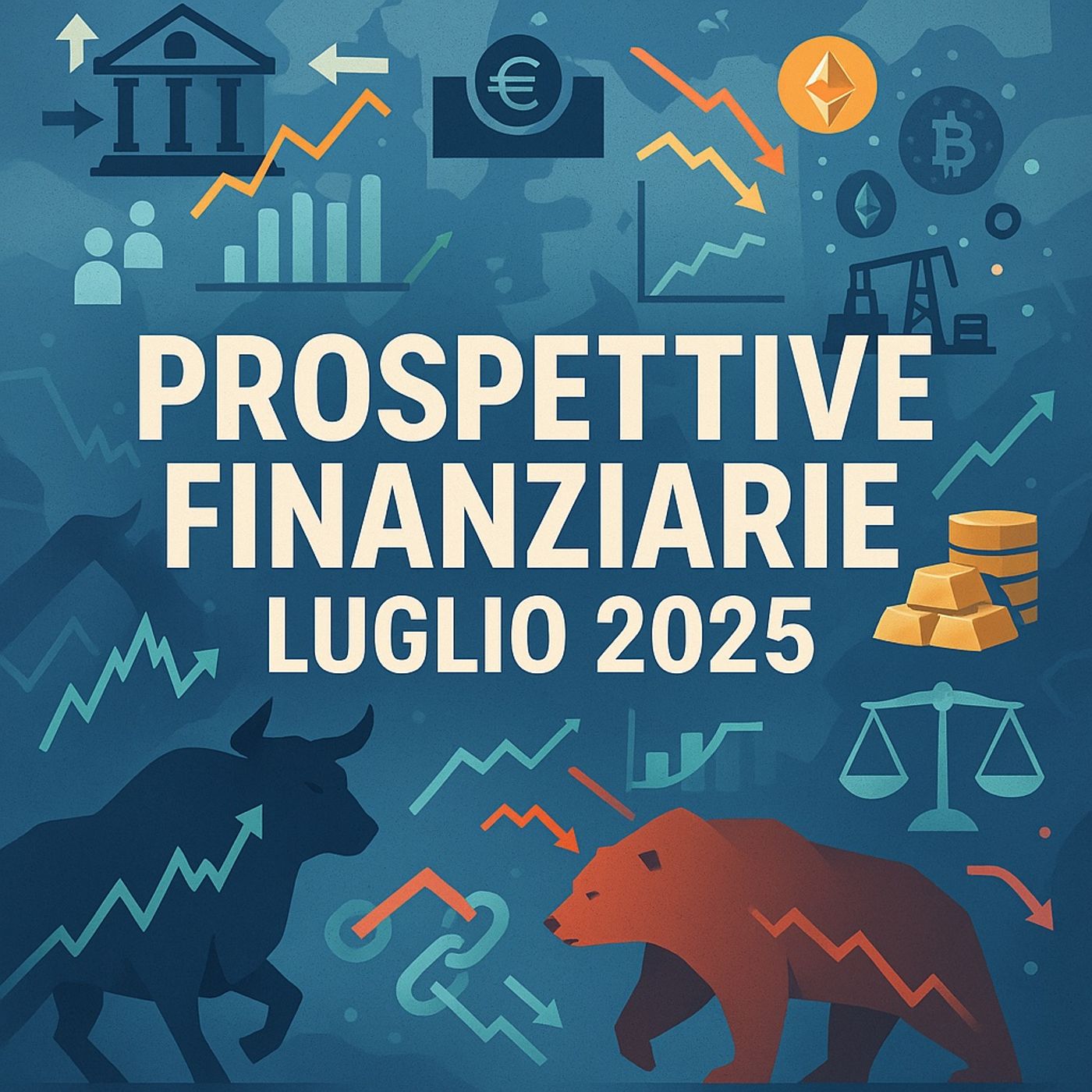 The Deep Dive: Previsioni Luglio 2025 #azioni #obbligazioni #criptovalute #bitcoin #criptovalute #oro #petrolio