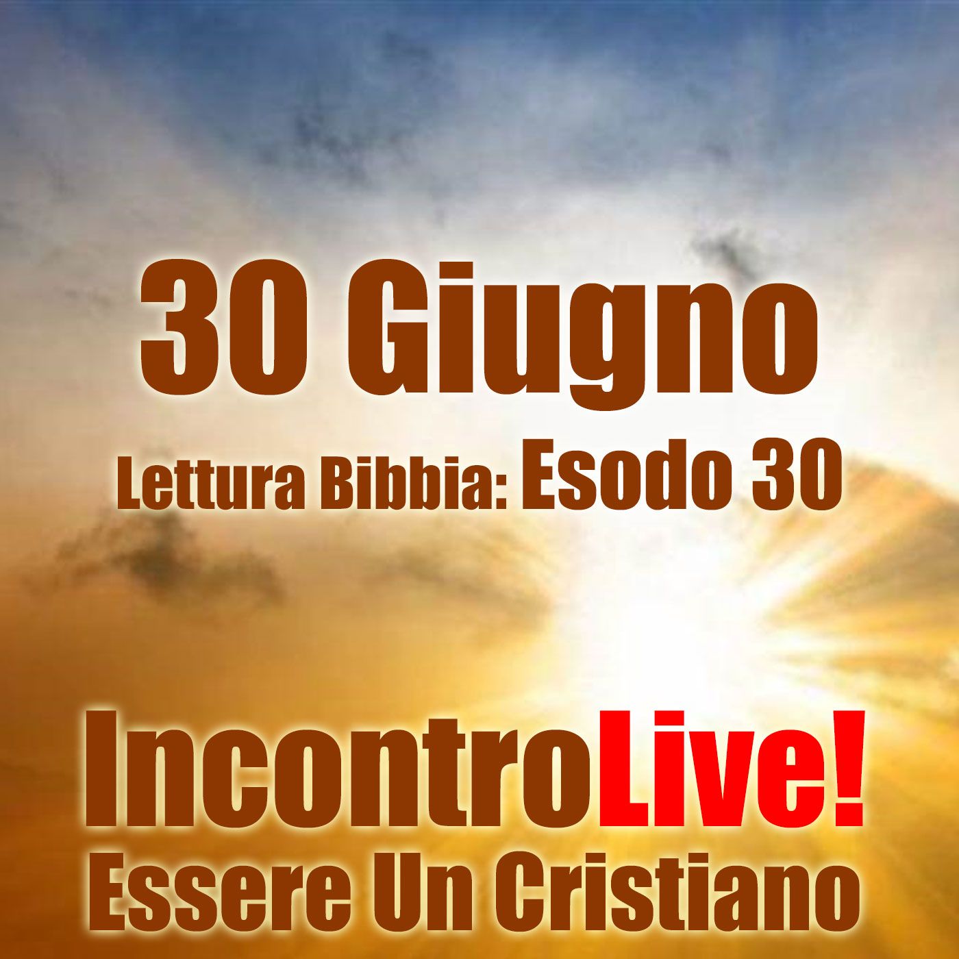 Incontro Live! Essere Un Cristiano