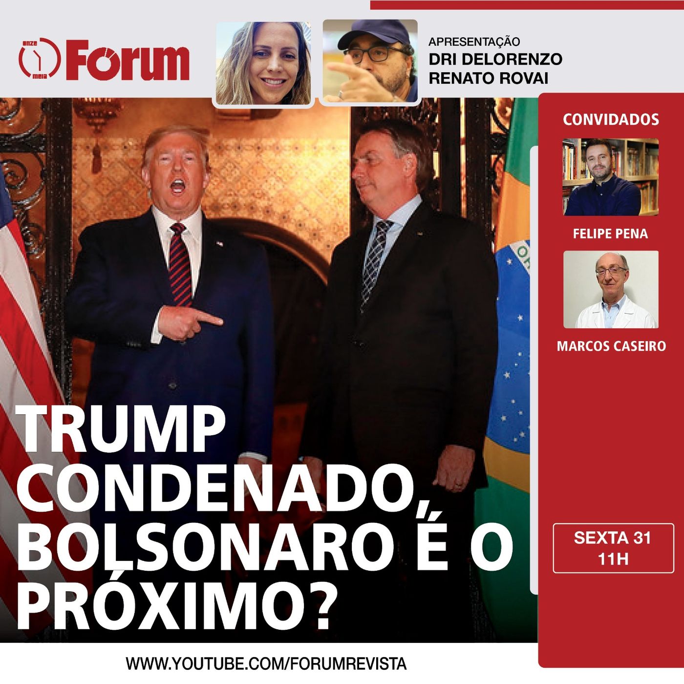 A condenação de Trump e o recado para Bolsonaro | André Mendonça afronta Lula em Marcha para Jesus episode artwork