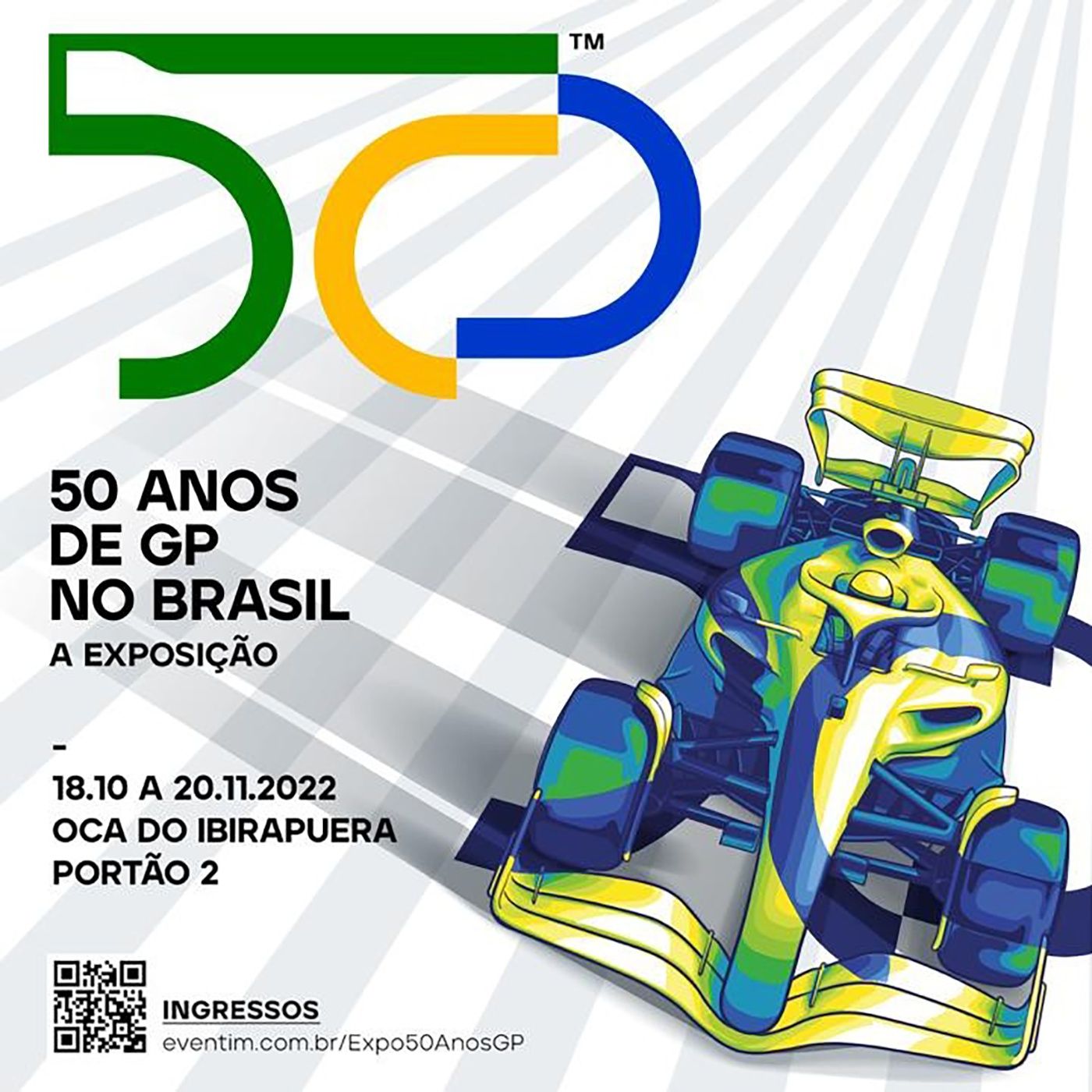 Exposição 50 anos de GP no Brasil