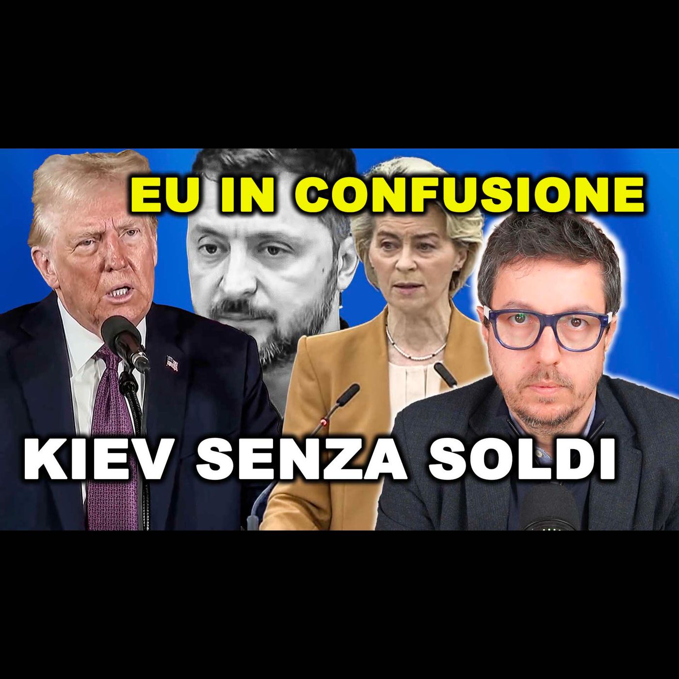 ZELENSKY DISPERATO ALLA RICERCA DI SOLDI dopo il congelamento degli aiuti USA