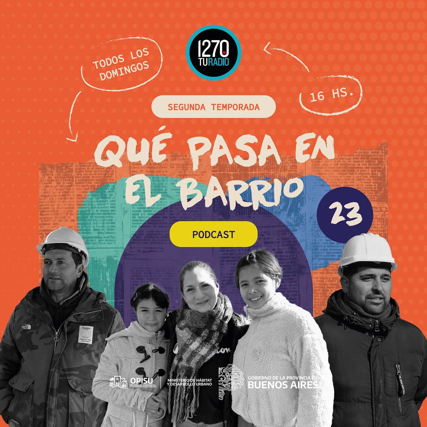 “Es importante la obra pública porque abrió la puerta para trabajar a muchos vecinos y se está progresando en el barrio.” Darío, trabajador episode artwork