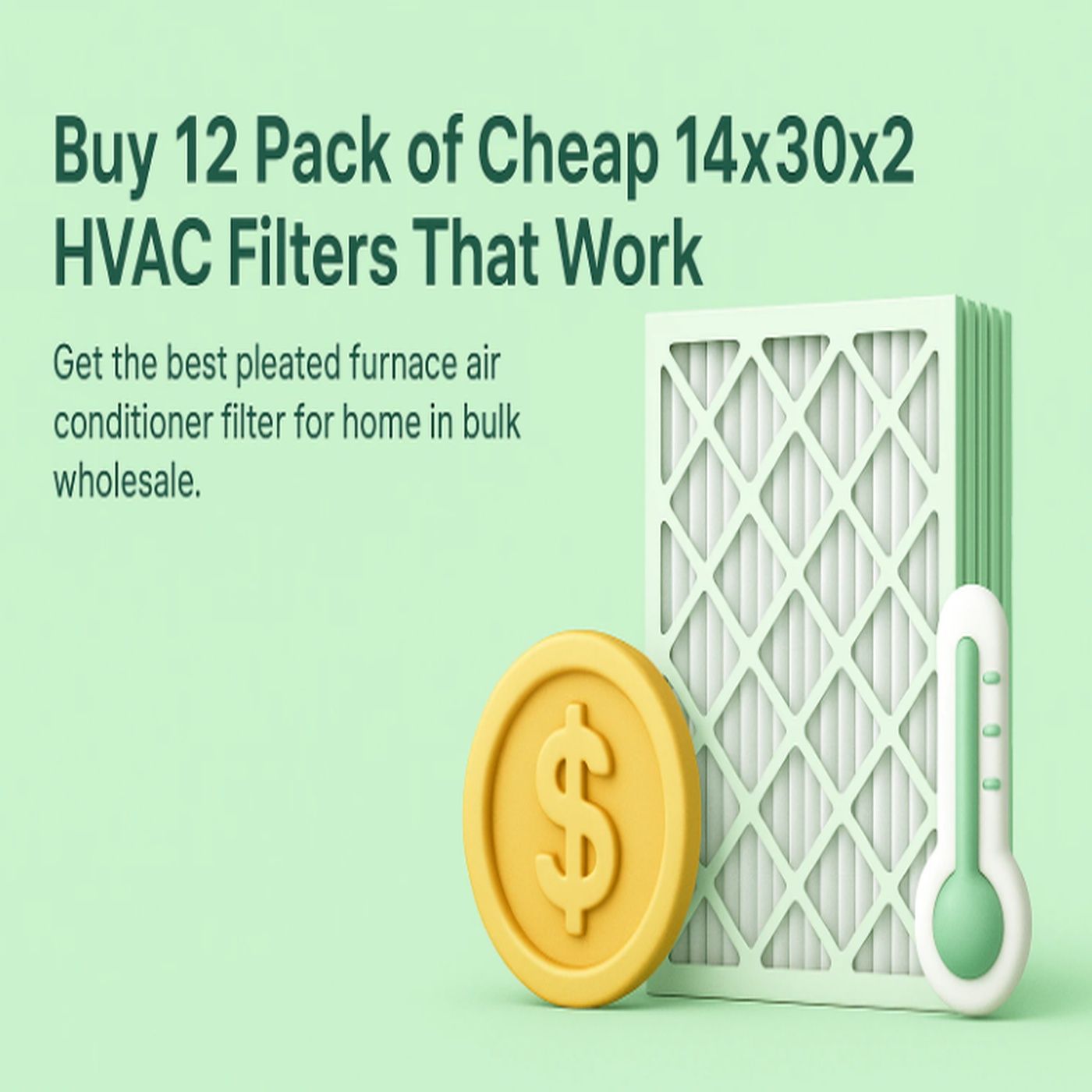 Buy 12 Pack of Cheap 14x30x2 HVAC Filters That Work | Best Pleated Furnace Air Conditioner Filter for Home in Bulk Wholesale episode artwork