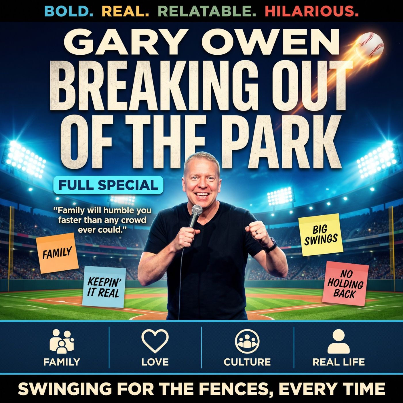 Gary Owen – Breaking Out of the Park Full Special (Stand-up Comedy)