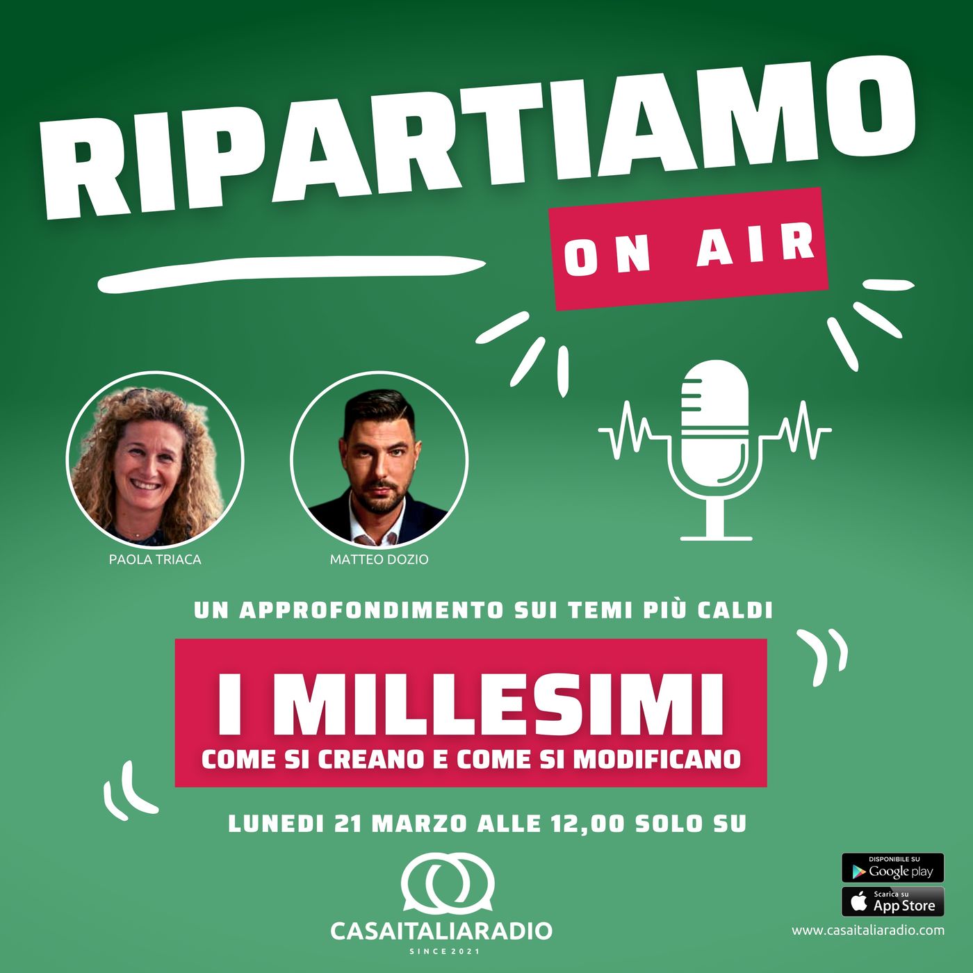 Creare e modificare le tabelle millesimali in condominio - RIPARTIAMO ONAIR a cura di Paola Triaca e Matteo Dozio
