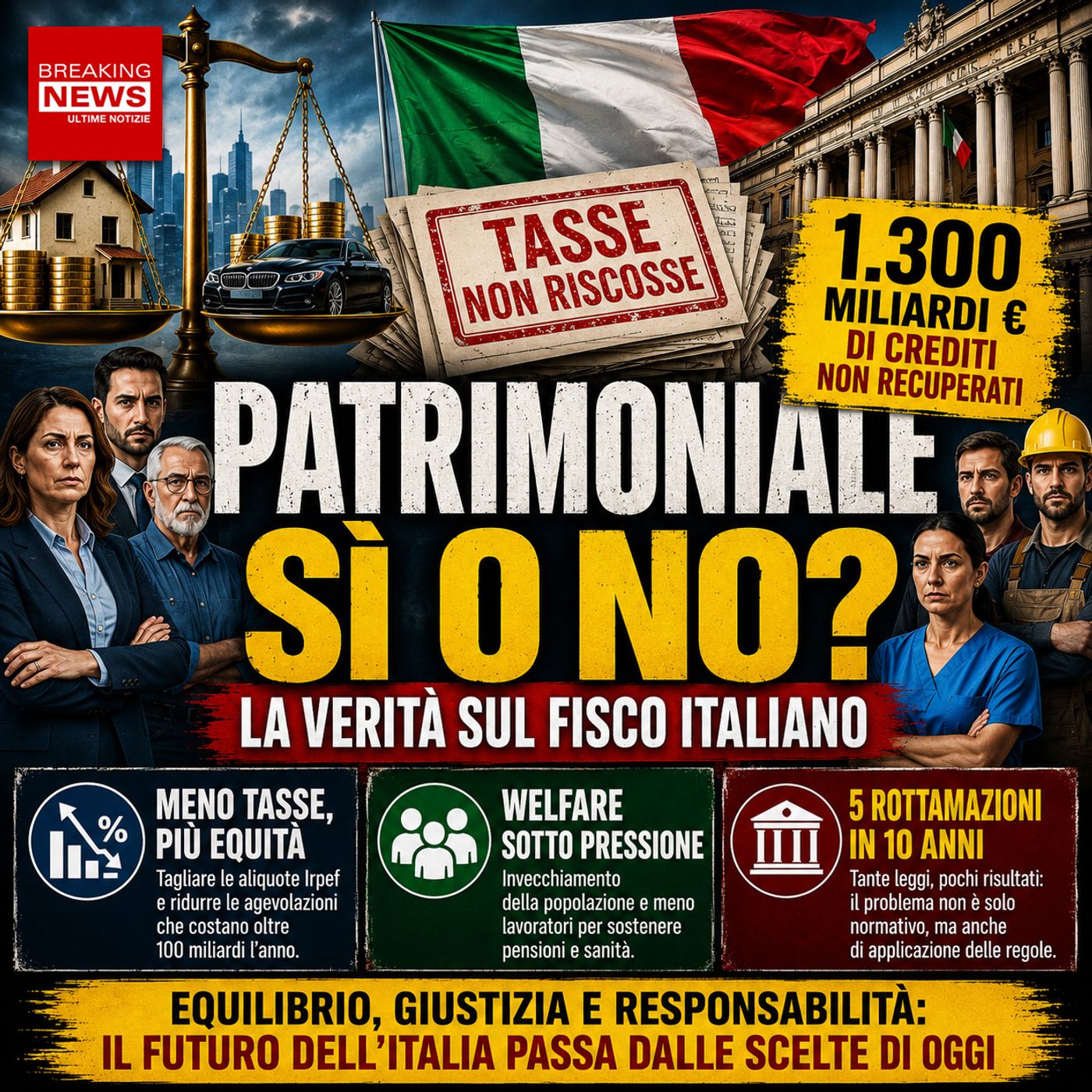 Patrimoniale in Italia: perché secondo gli esperti sarebbe una soluzione inefficace