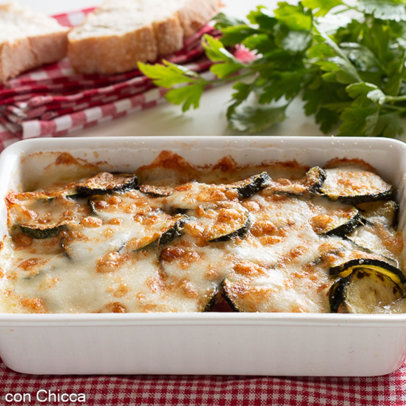 Tortino di zucchine al forno