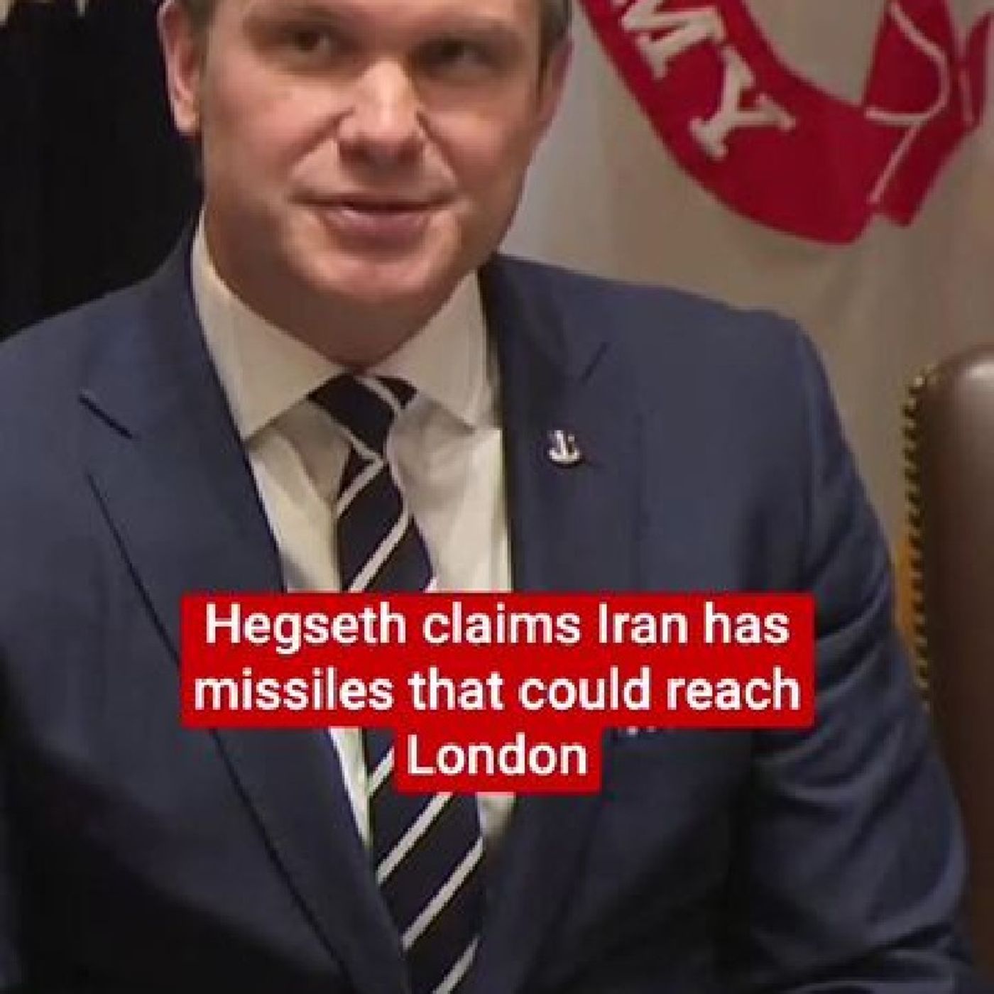 Pete Hegseth says Iran has missiles that could strike London as he stressed that Tehran is a “threat to the world”. episode artwork