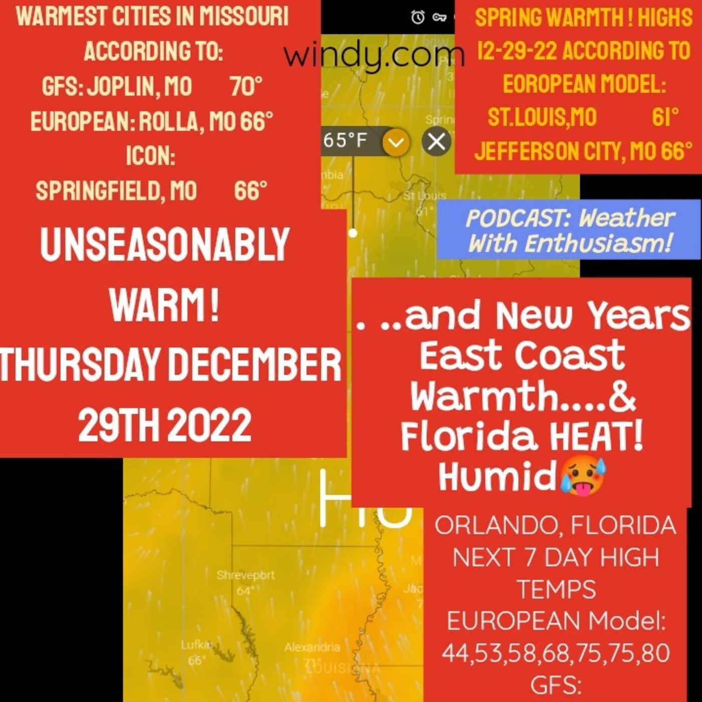 Impressive Warmth heads into Midwest and consecutive days for East Coast