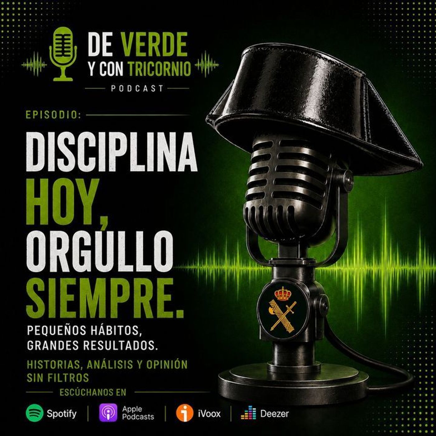 Portada de De verde y con tricornio