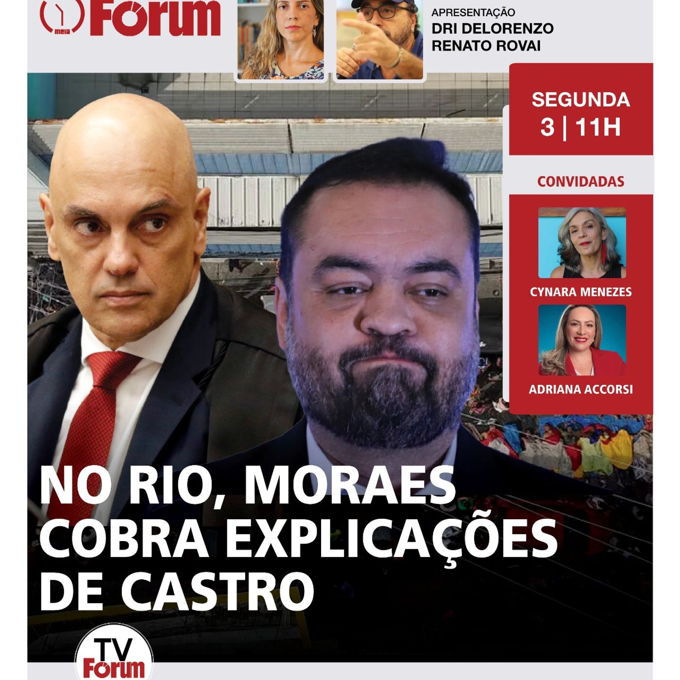 Moraes se encontra com Castro | Huck detona operação | Lula na COP30 | Viúva de Kirk com JD Vance