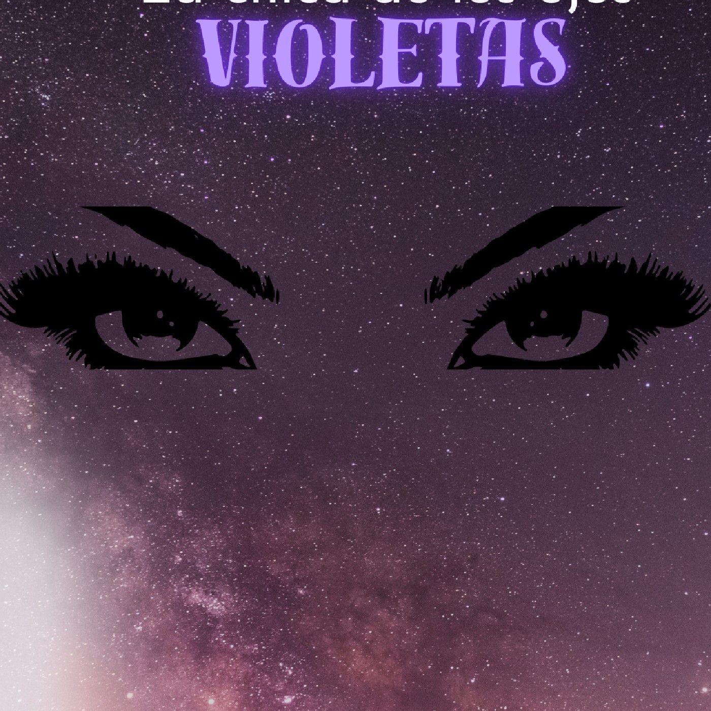 La chica de los ojos violetas cover art