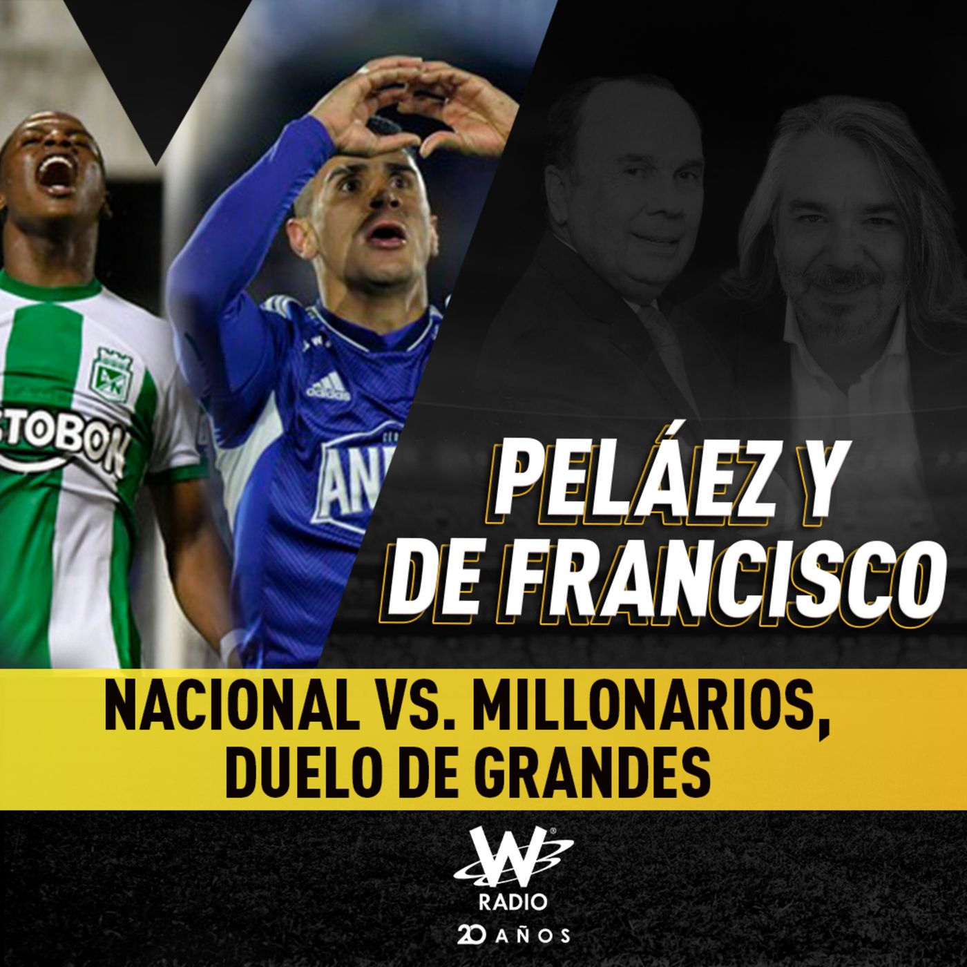 Nacional vs. Millonarios, duelo de grandes