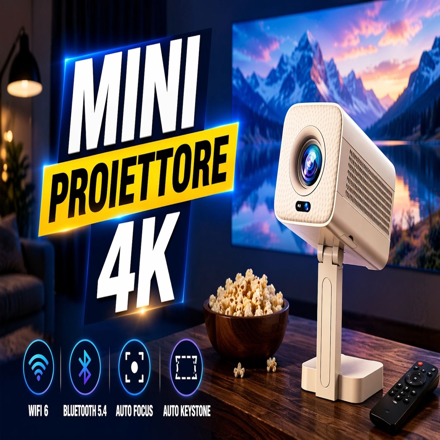 Mini proiettore 4K- offerta sotto i 90€ episode artwork