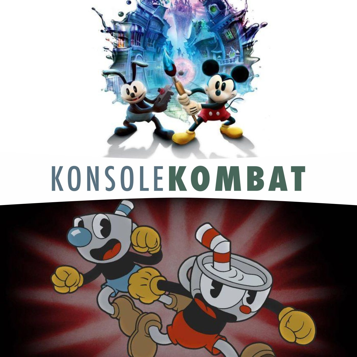 142: Mickey & Oswald Vs Cuphead & Mugman episode artwork