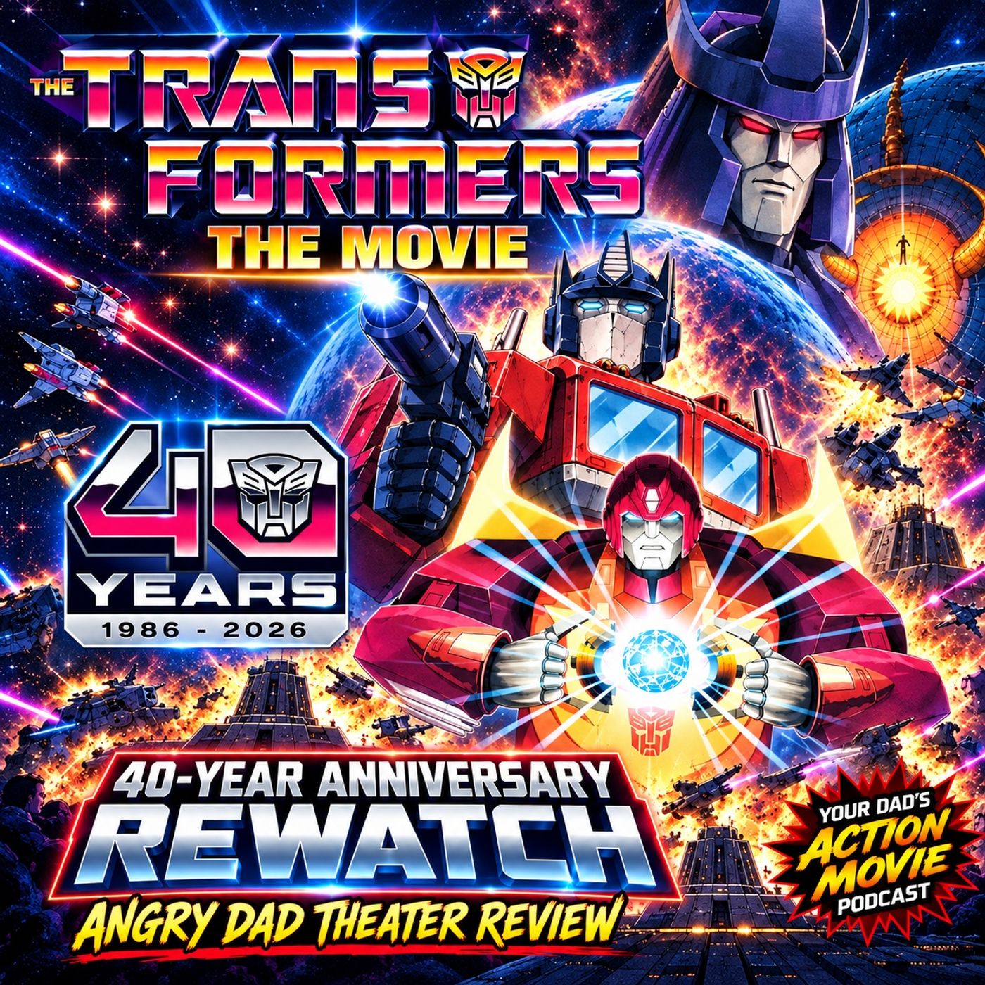 Transformers: The Movie (1986) 40-Year Anniversary Rewatch — Angry Dad Theater Review