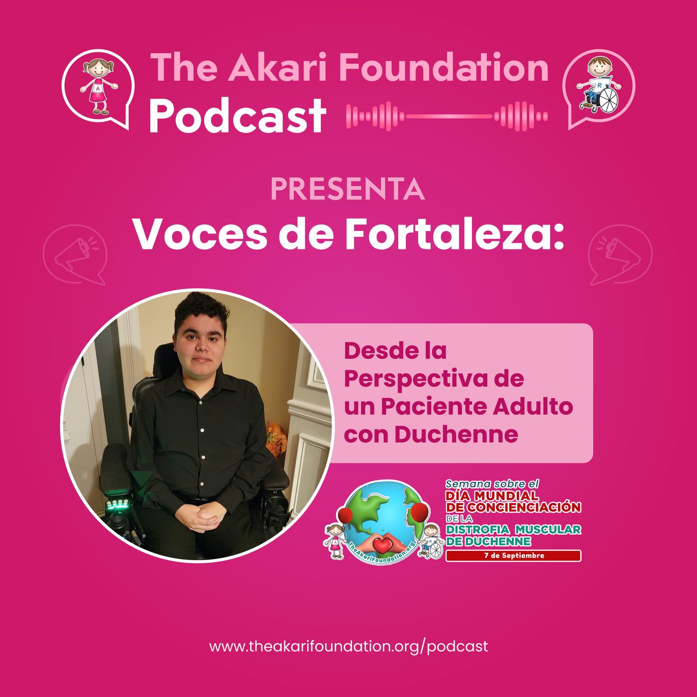Ep. 52 - Desde la Perspectiva de un Paciente Adulto con Duchenne episode artwork