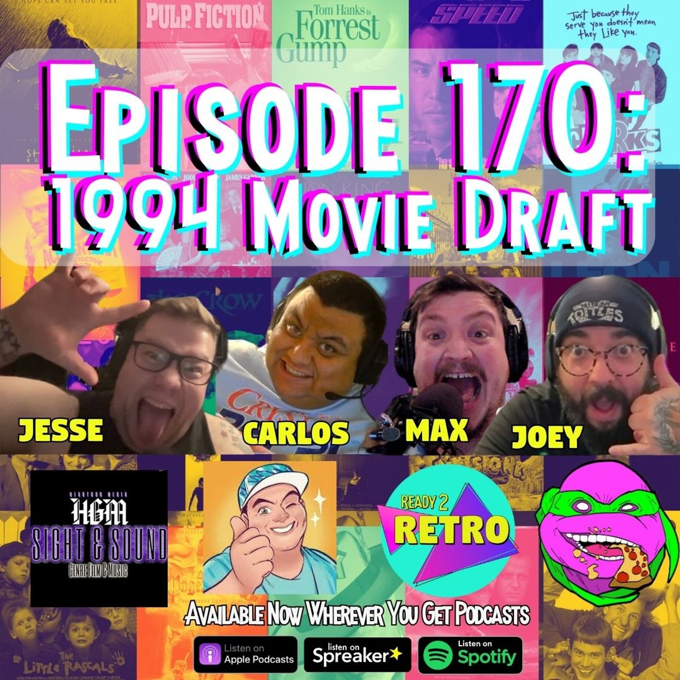 Episode 170: ”1994 Movie Draft” with @thenostalgiclatino, @ninjatoitles & @heartgodmedia