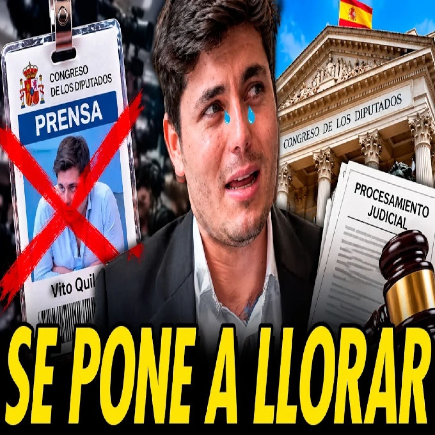 VITO QUILES LLORA EN REDES POR SU EXPULSIÓN DEL CONGRESO Y PROCESAMIENTO JUDICIAL