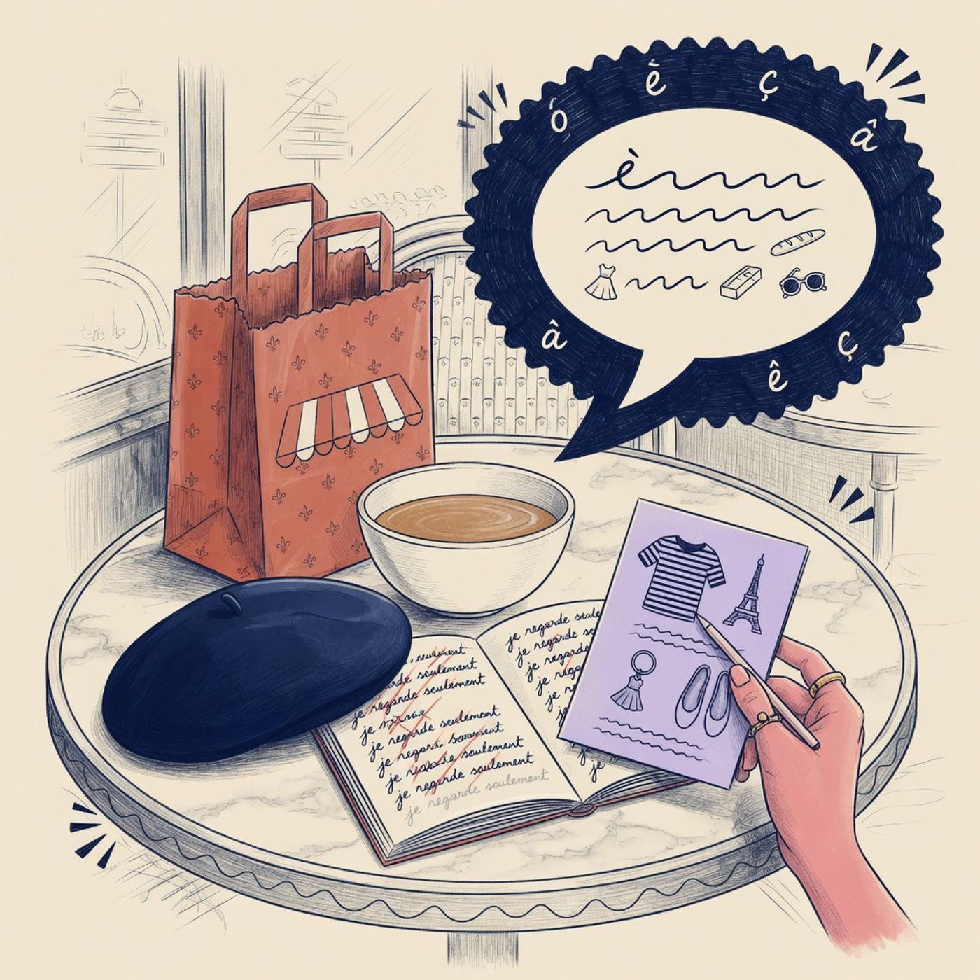 French "Je Regarde Seulement" Shopping