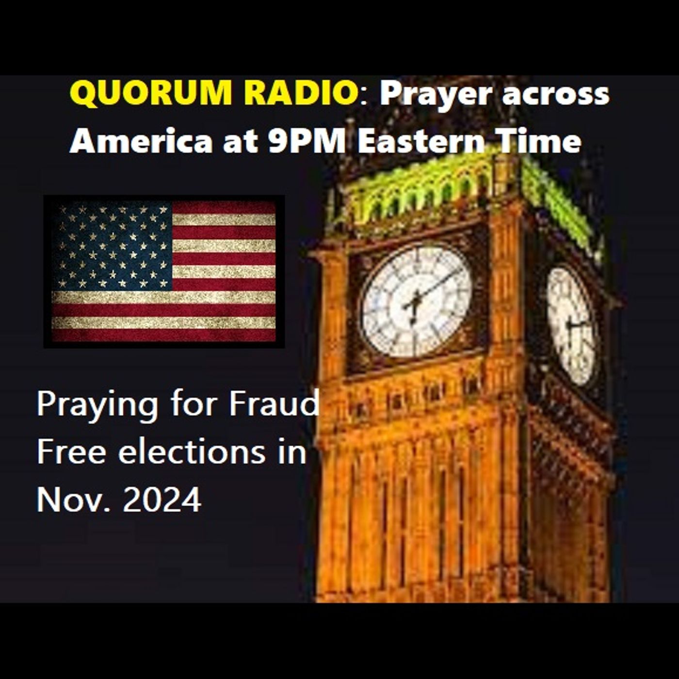 SILENT AMERICAN MINUTE QUORUM RADIO WRMI-episode ONE -05-13-24