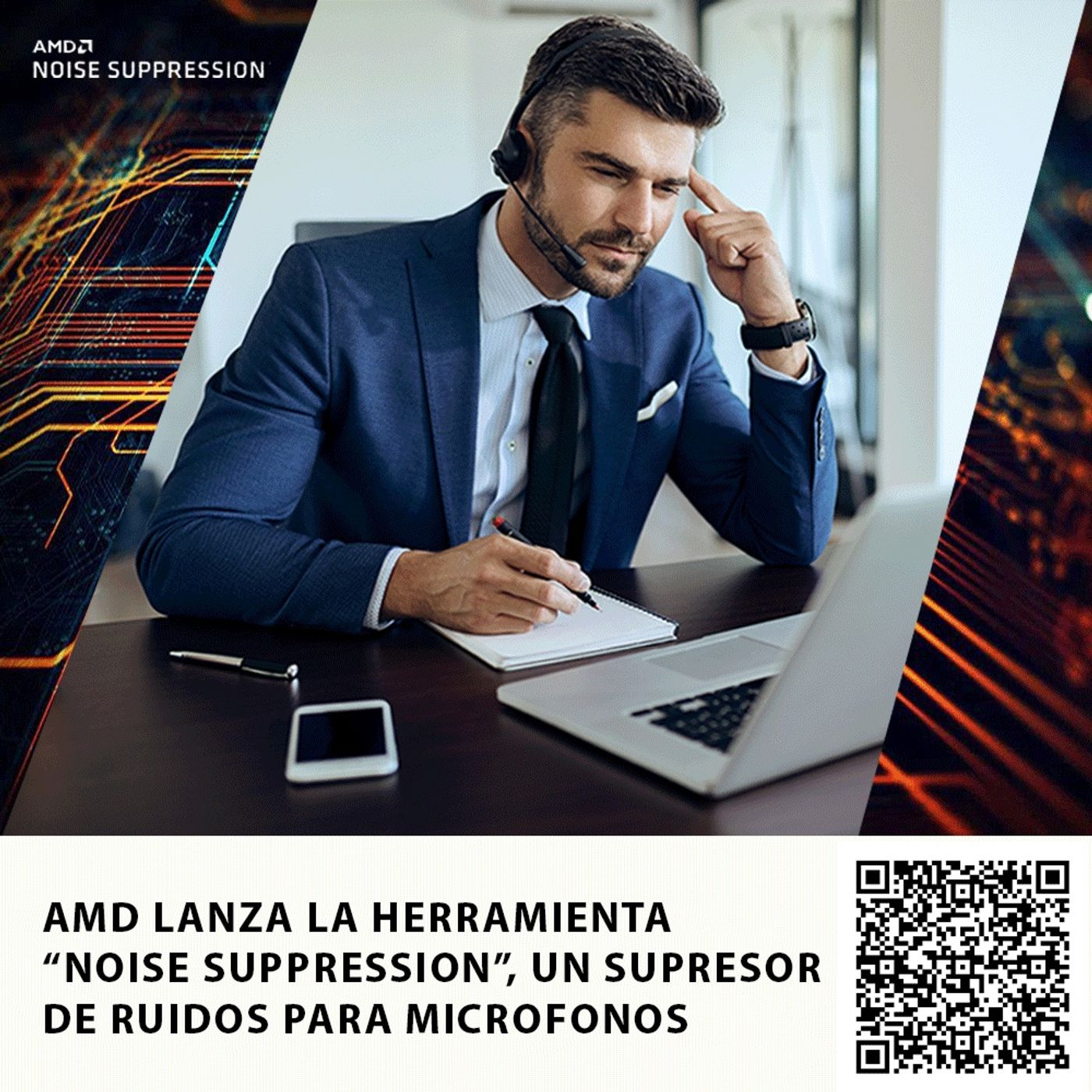 AMD LANZA LA HERRAMIENTA “NOISE SUPPRESSION”, UN SUPRESOR DE RUIDOS PARA MICROFONOS episode artwork