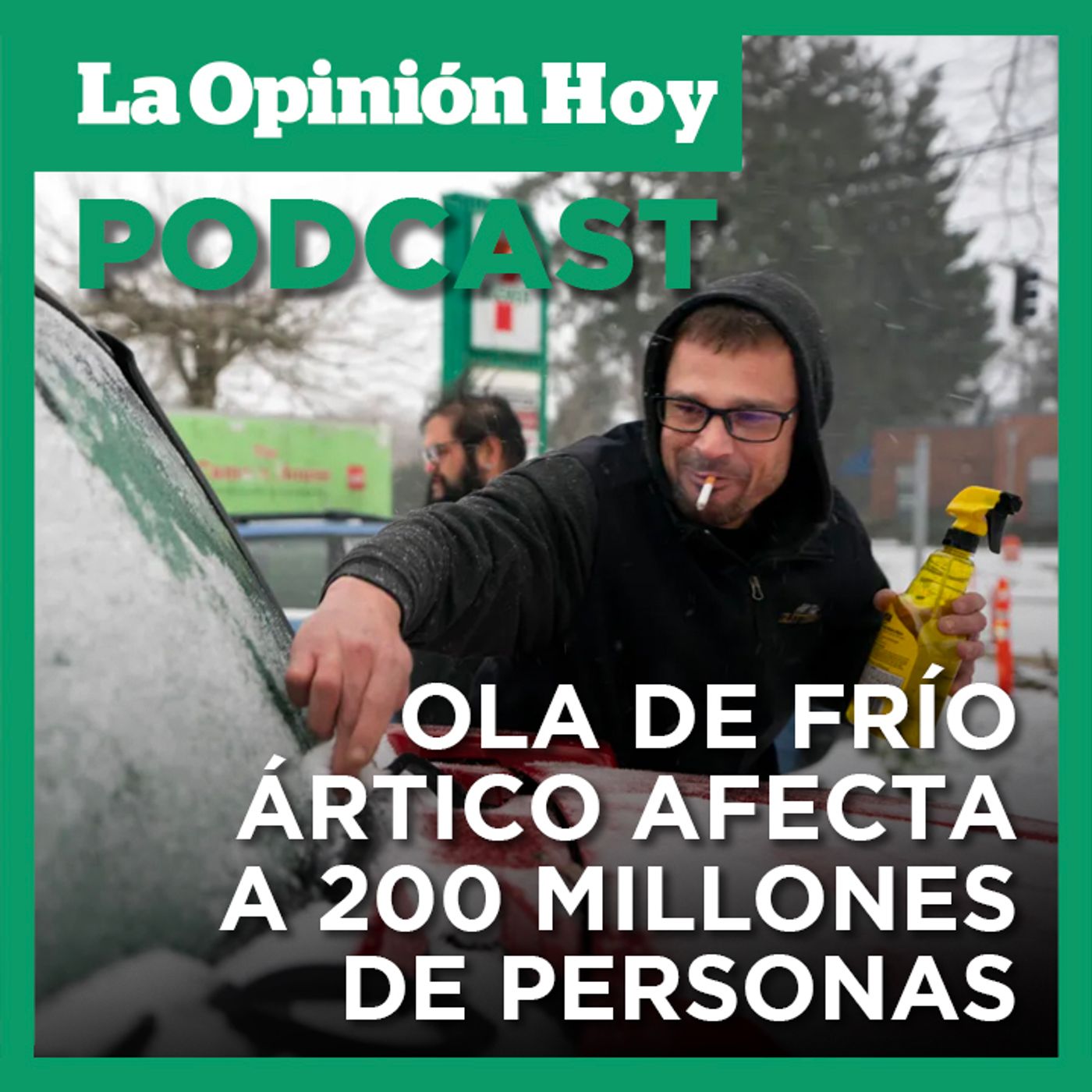 Ola de frío ártico afecta a 200 millones de personas en al menos 13 estados.