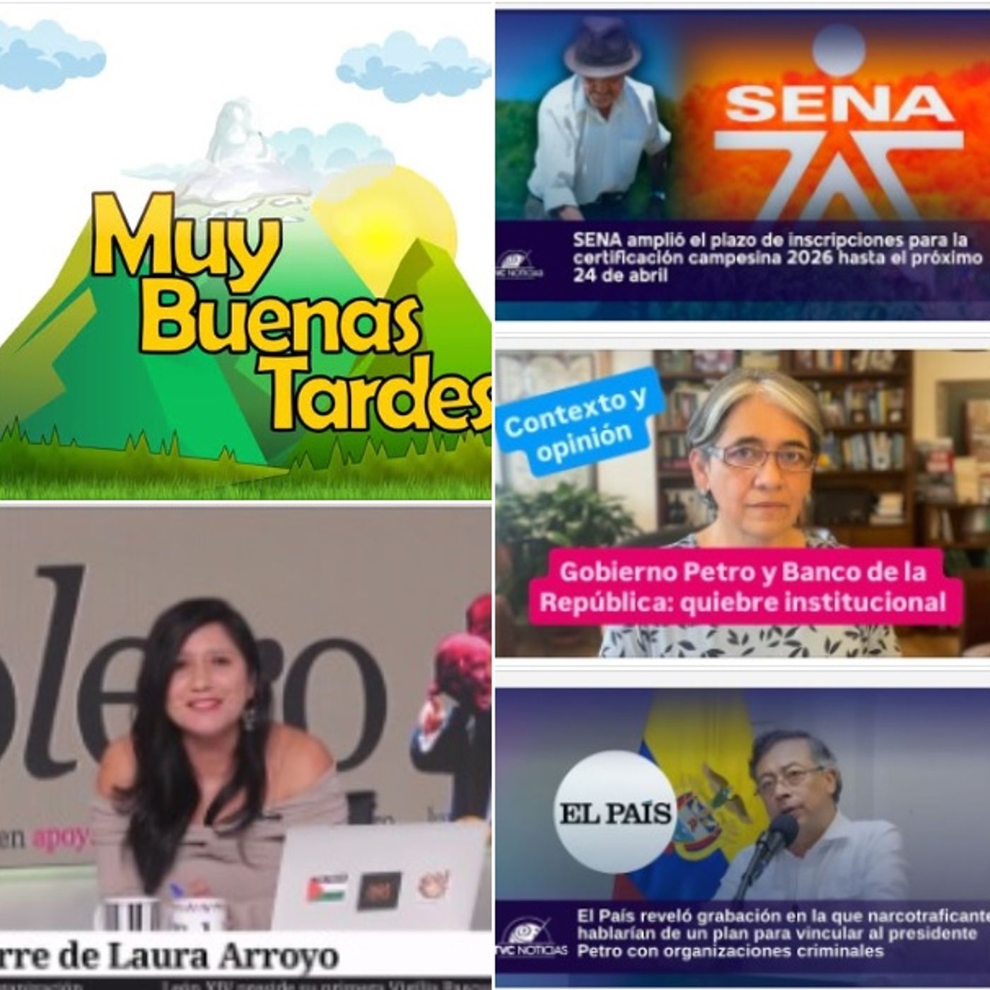 "Muy Buenas Tardes" Abr 8/26