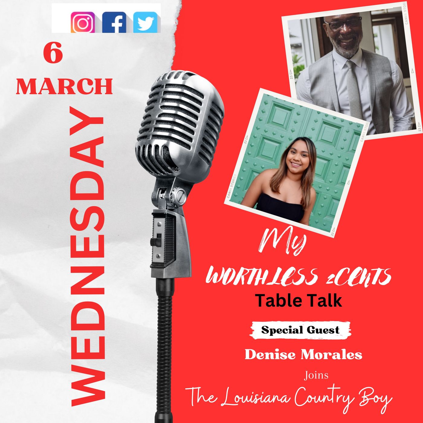 Denise Morales joins My Worthless 2cents Table Talk