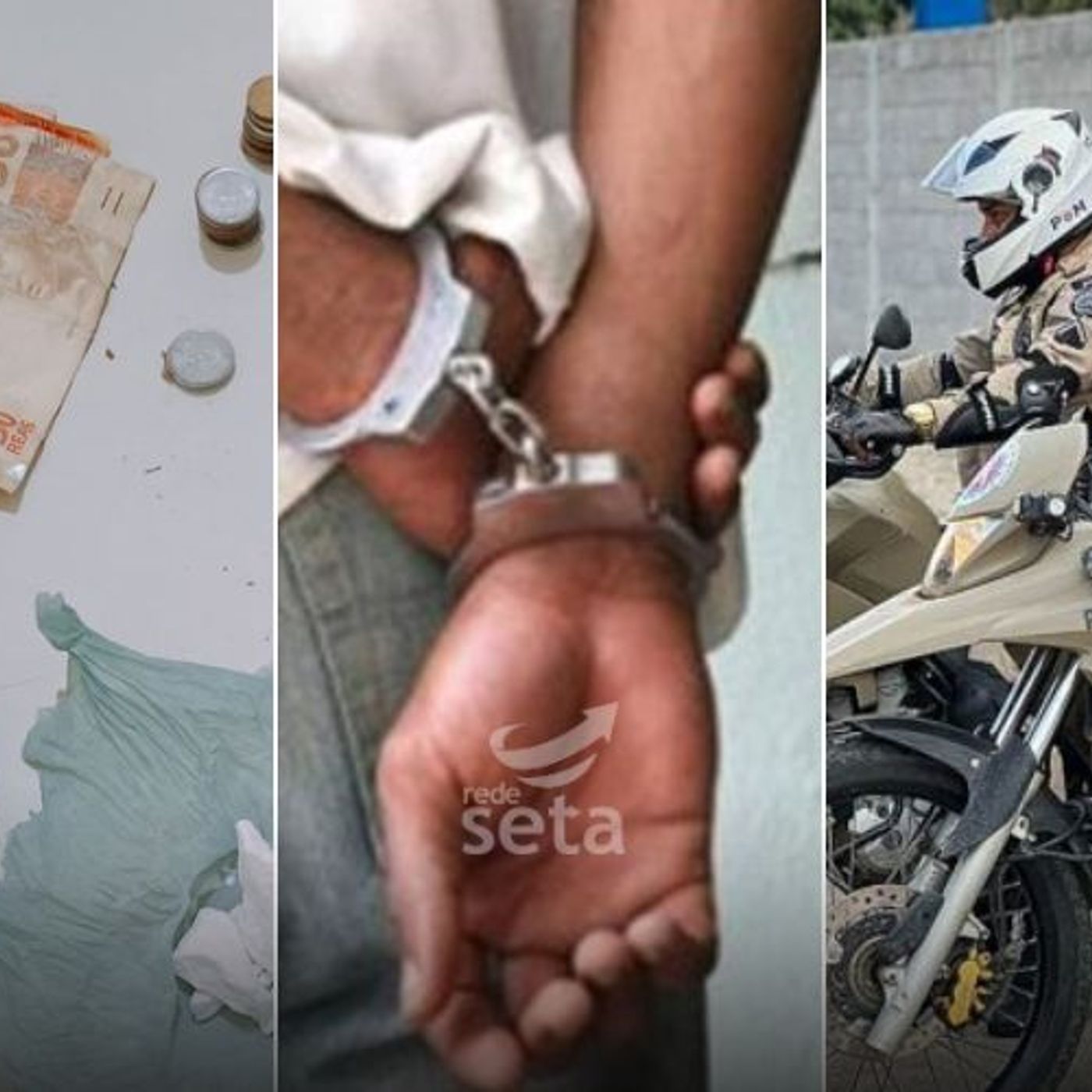 Polícia Militar prende motociclista suspeito de tráfico e apreende drogas no bairro João XXIII, em Juazeiro, BA
