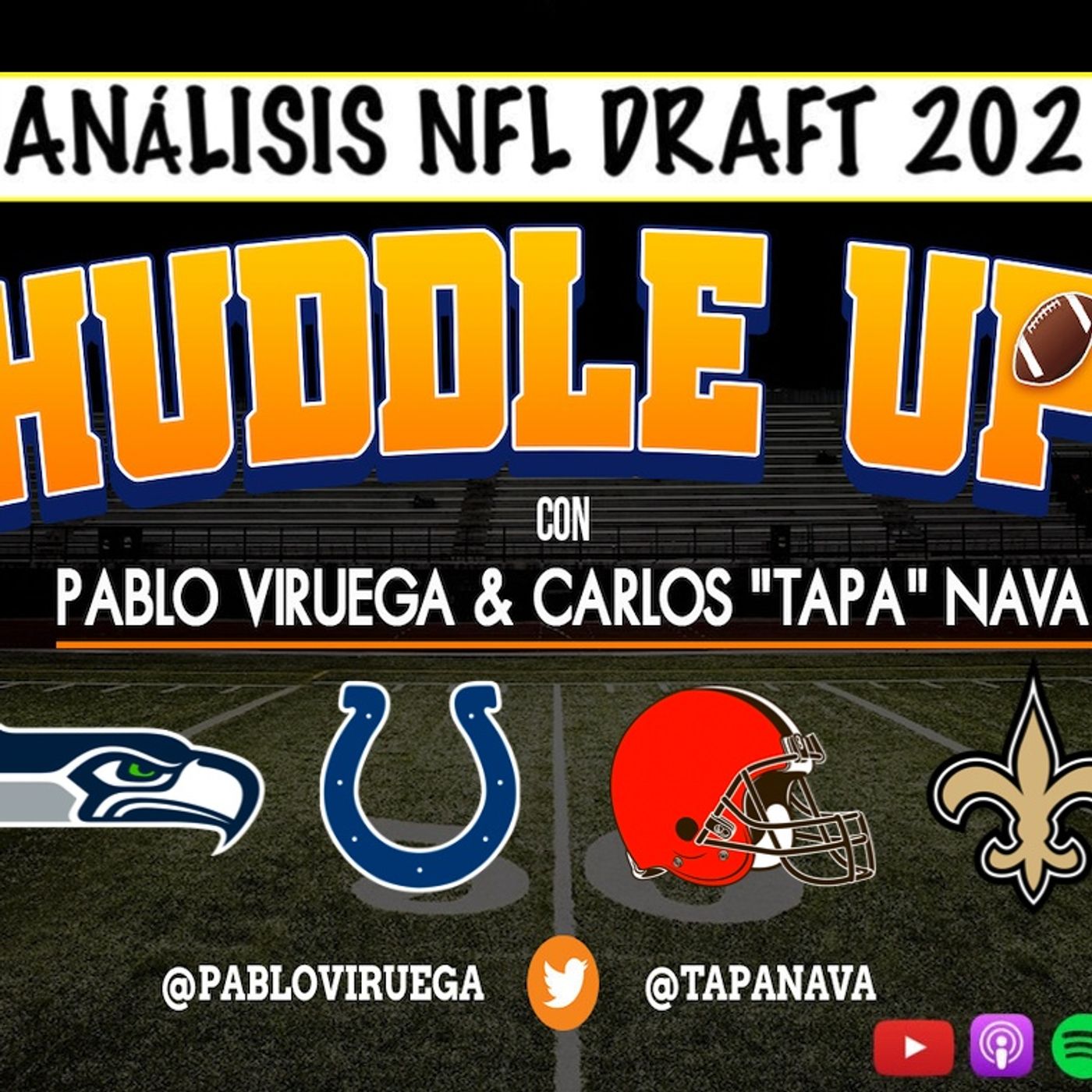 #HuddleUP Análisis #NFLDraft #Colts #Saints #Browns #Seahawks con @TapaNava y @PabloViruega #NavaVir #HuddleUP Análisis #NFLDraft #Colts #Saints #Browns #Seahawks con @TapaNava y @PabloViruega #NavaVir