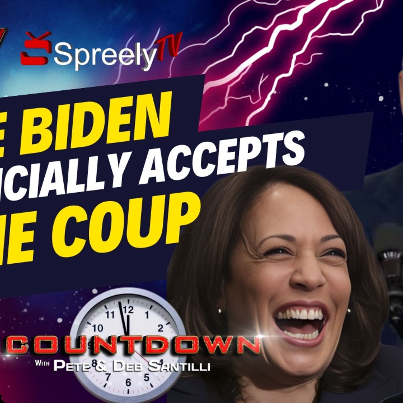 JOE BIDEN OFFICIALLY ACCEPTS THE COUP [The Pete Santilli Show #4196-8AM] episode artwork