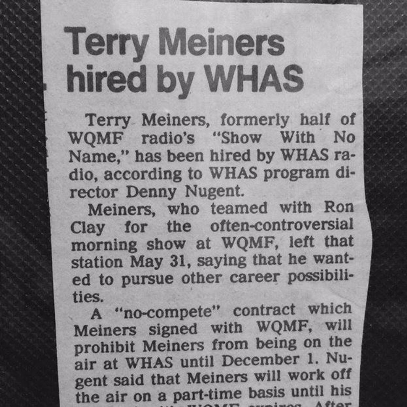 50 years of Terry Meiners radio bits