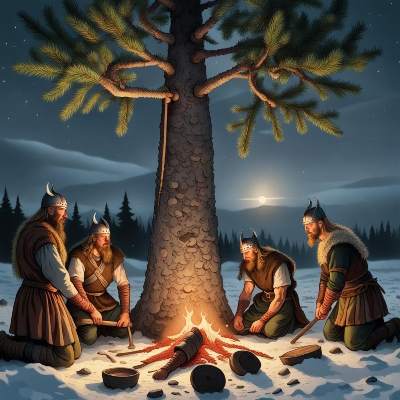 Episodio 122 - El árbol del sacrificio. ¿Rito pagano o costumbre adoptada? Orígenes del árbol de Navidad. episode artwork