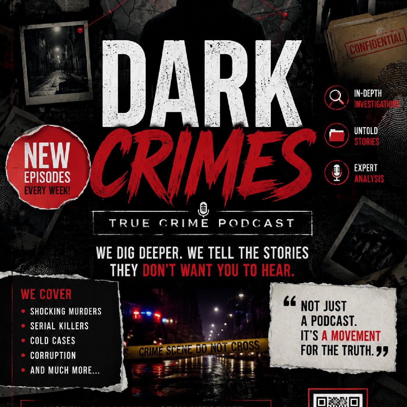 DARK CRIMES podcast artwork