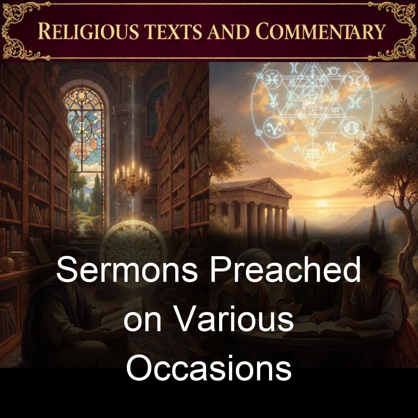 Sermons Preached on Various Occasions cover art