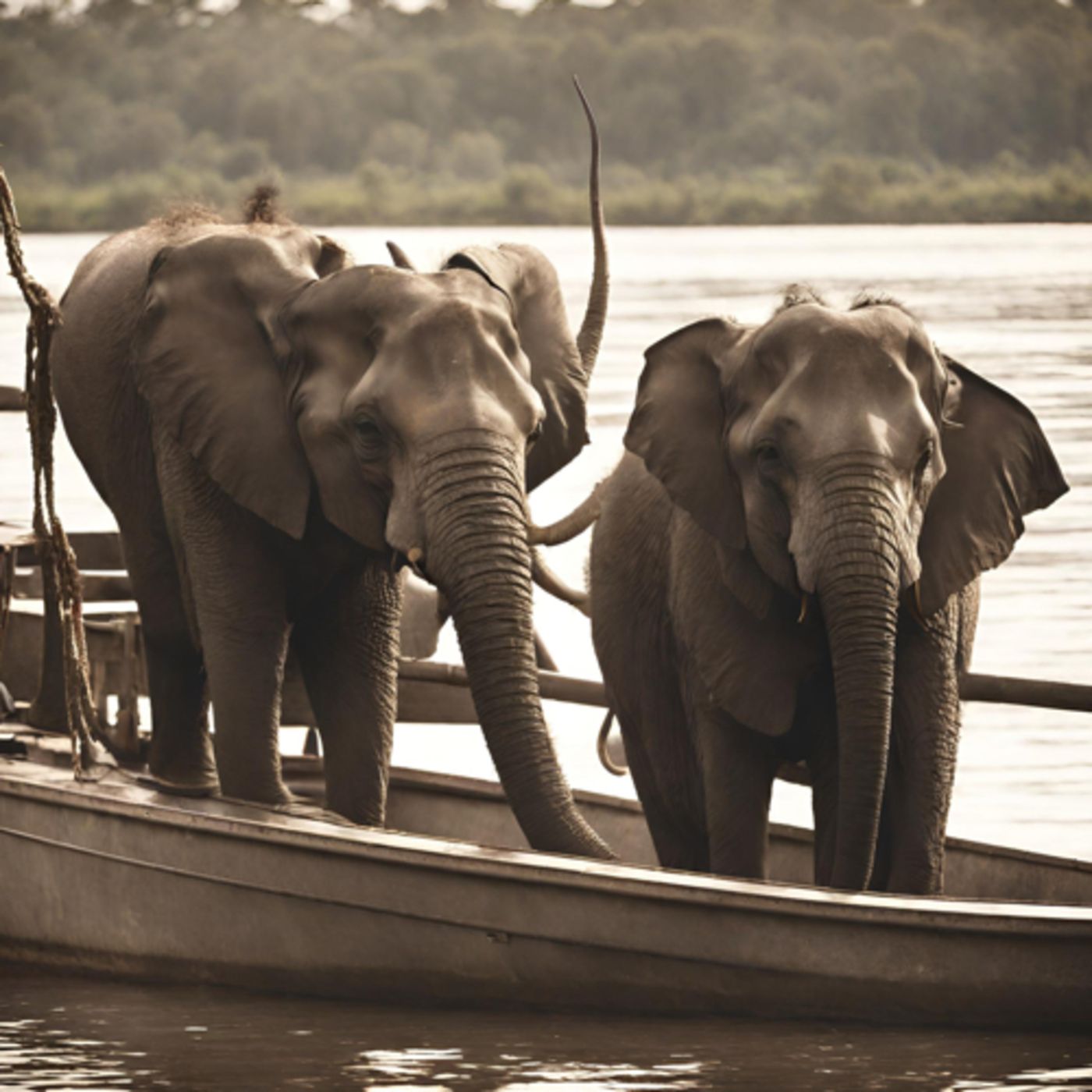 15000 elefantes en el puerto