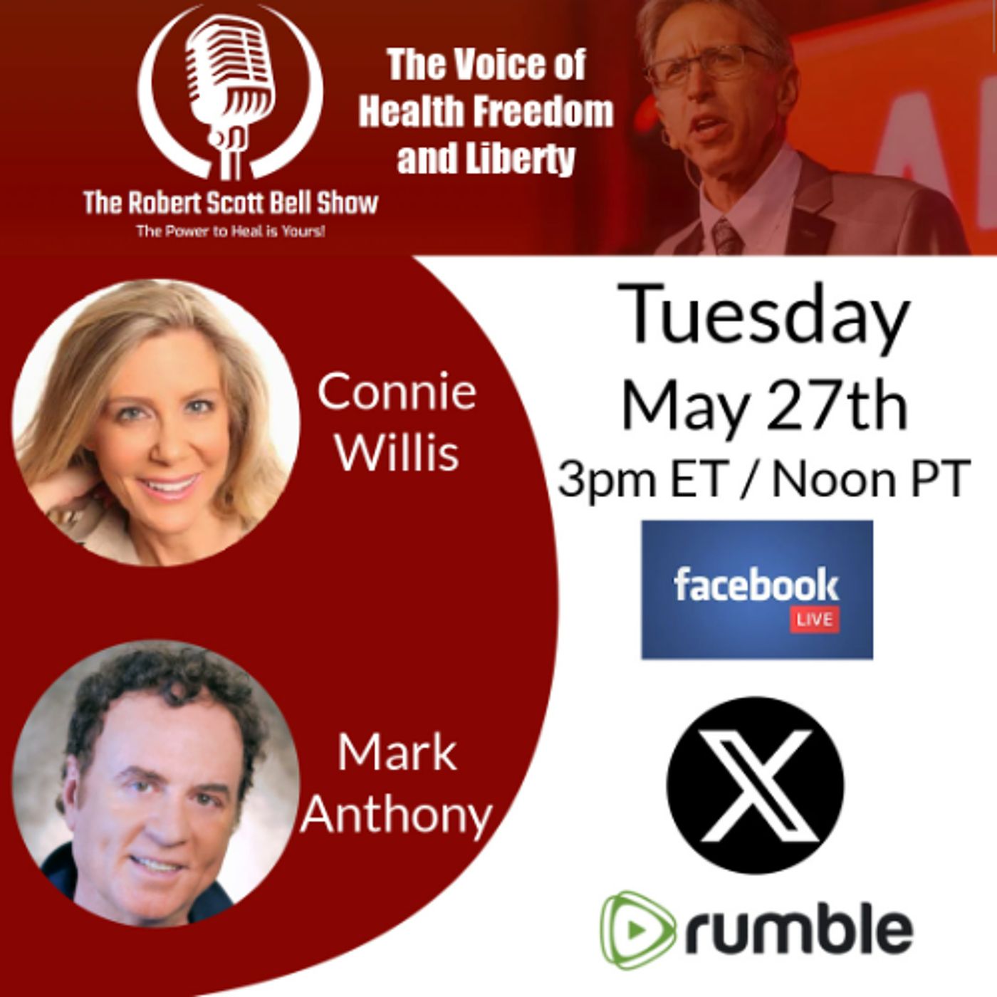 Pharma Liability Poll, Connie Willis, The World of The Unknown, Mark Anthony Psychic Medium - The RSB Show 5-27-25 episode artwork