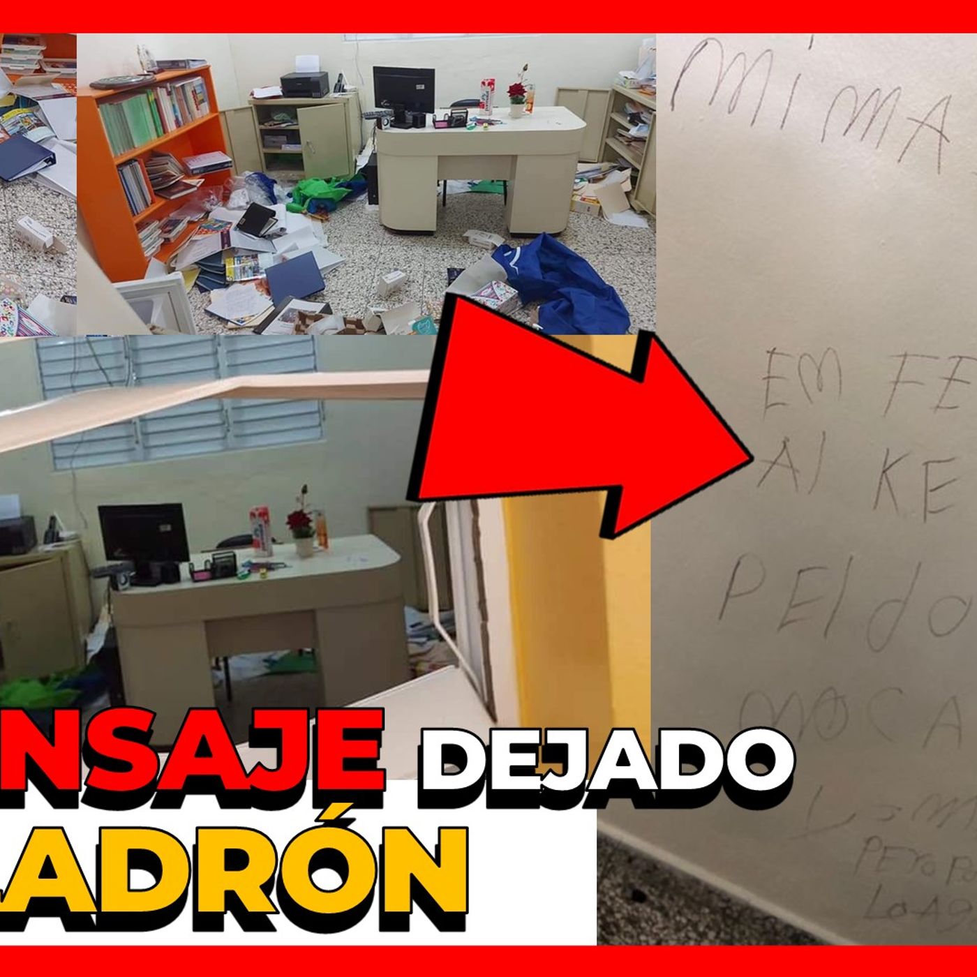 LADRÓN DEJA MENSAJE DESPUÉS DE ROBAR EN UNA ESCUELA episode artwork
