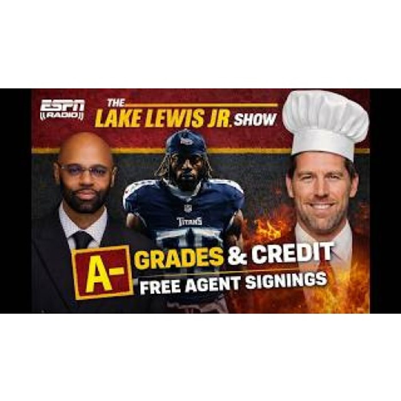 Lake Lewis Jr Show | ESPN Radio | Grading Washington Commanders GM Adam Peters Free Agency Moves episode artwork