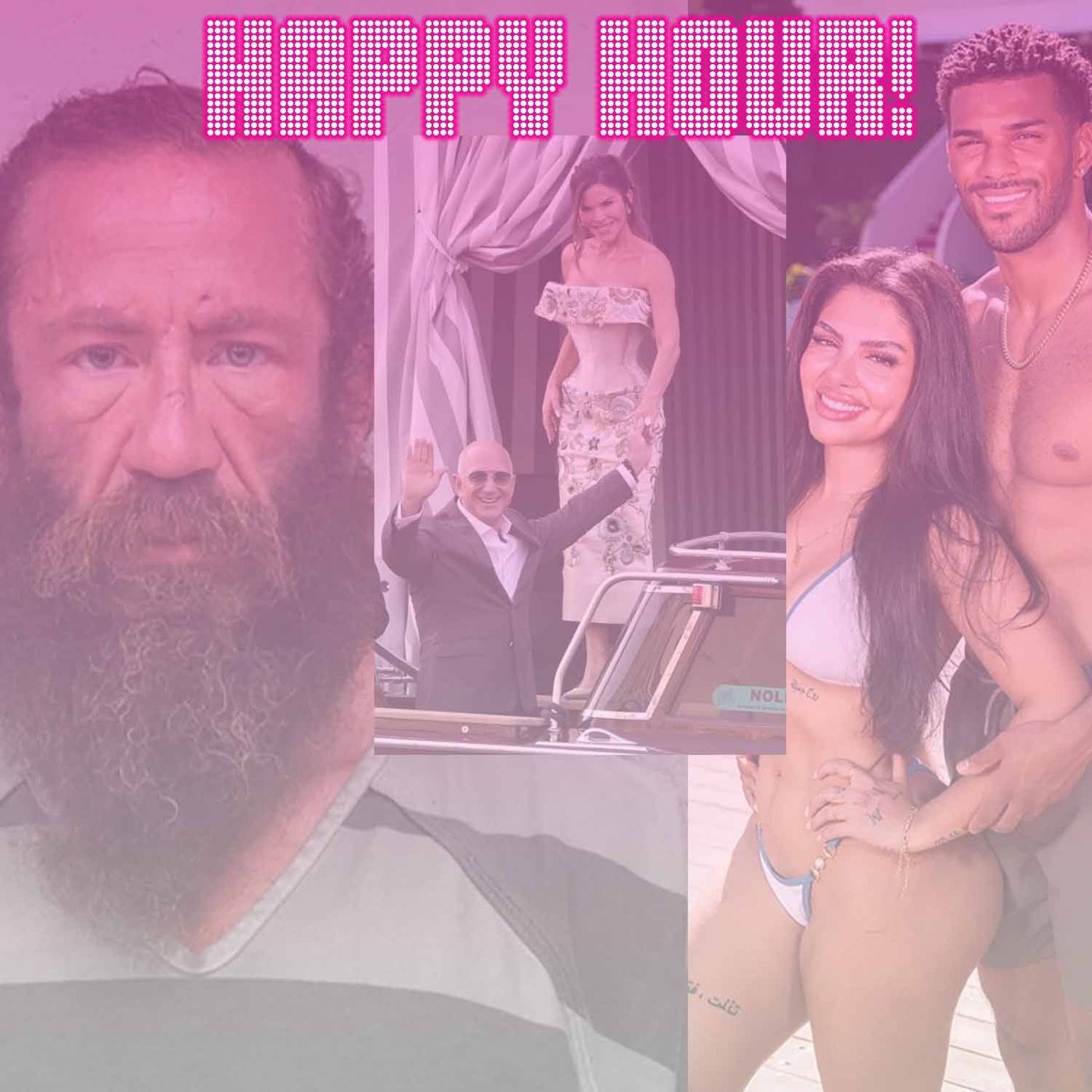 It’s happy hour! Liver King Gets Arrested - Love Island Drama - People are Protesting Jeff Bezos and Lauren Sanchez - Rachel Dishes About We