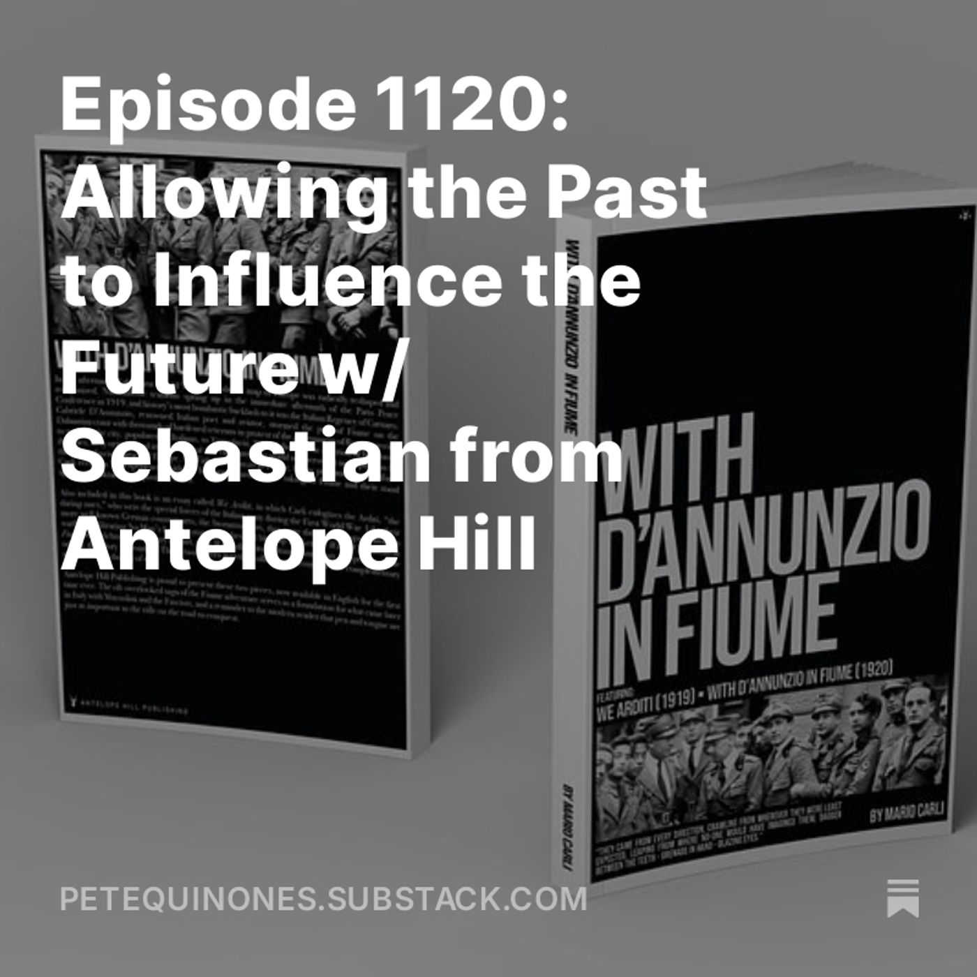 Episode 1120: Allowing the Past to Influence the Future w/ Sebastian from Antelope Hill