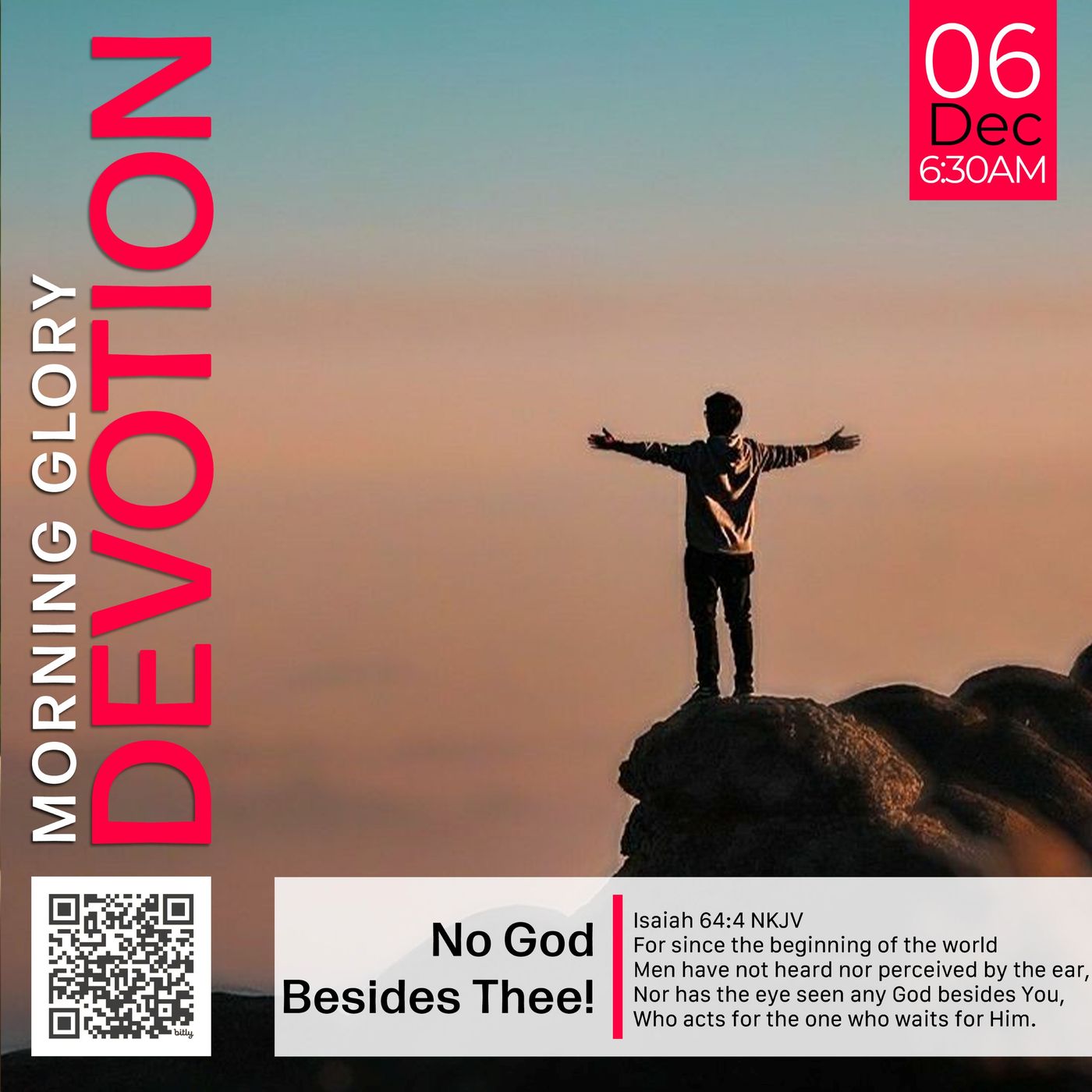 MGD: No God Besides Thee!