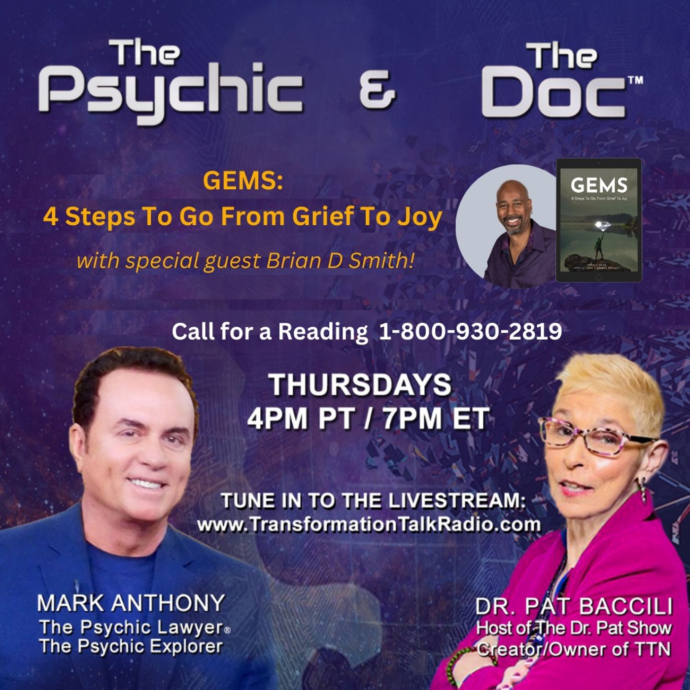 Gems: 4 Steps To Go From Grief To Joy with special guest Brian Smith episode artwork